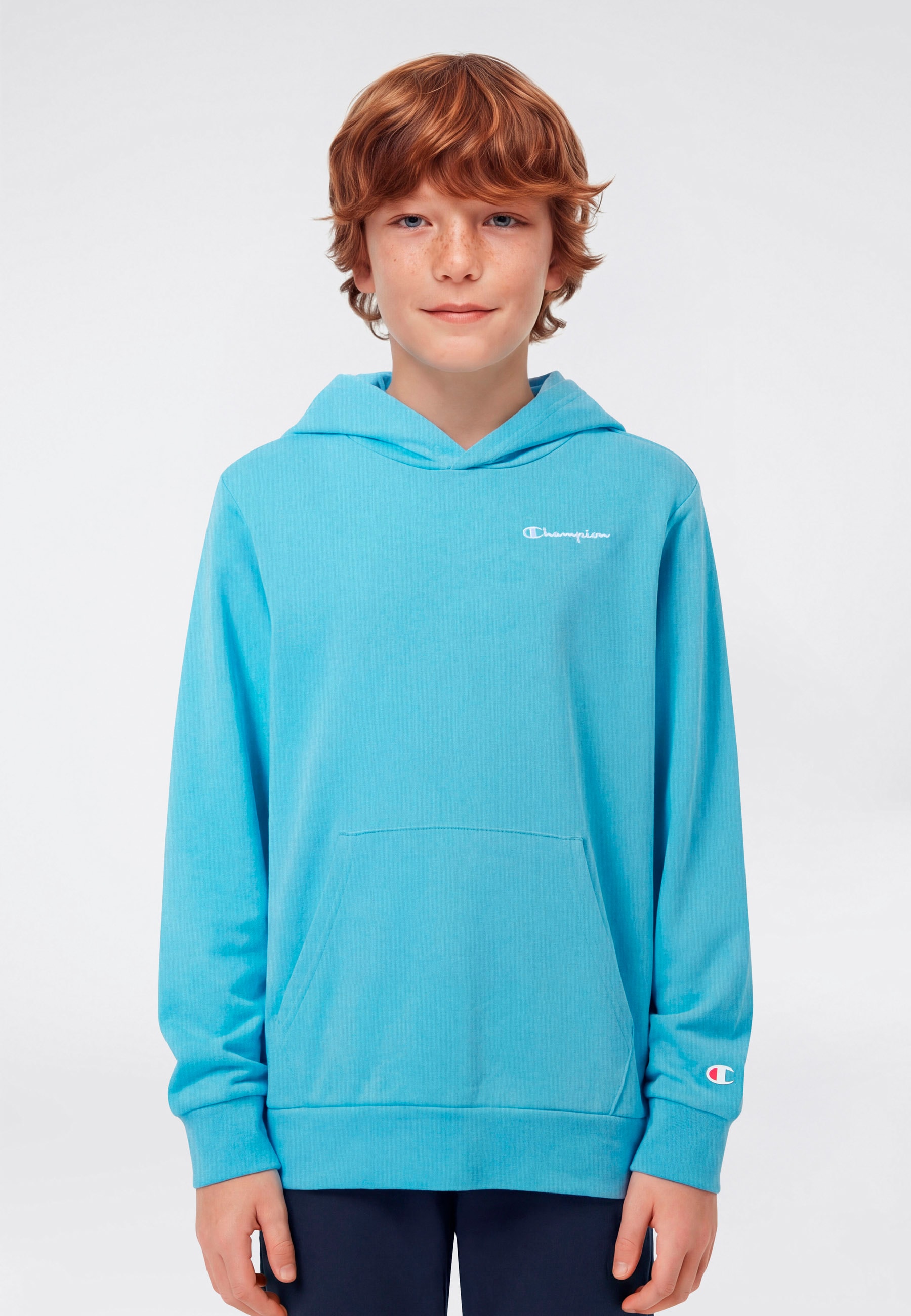 Champion Kapuzensweatshirt "ICONS CONTRAST Terry Hoodie", mit Kapuze, Langarm, aus Baumwolle und Polyester, gerader Abschluss