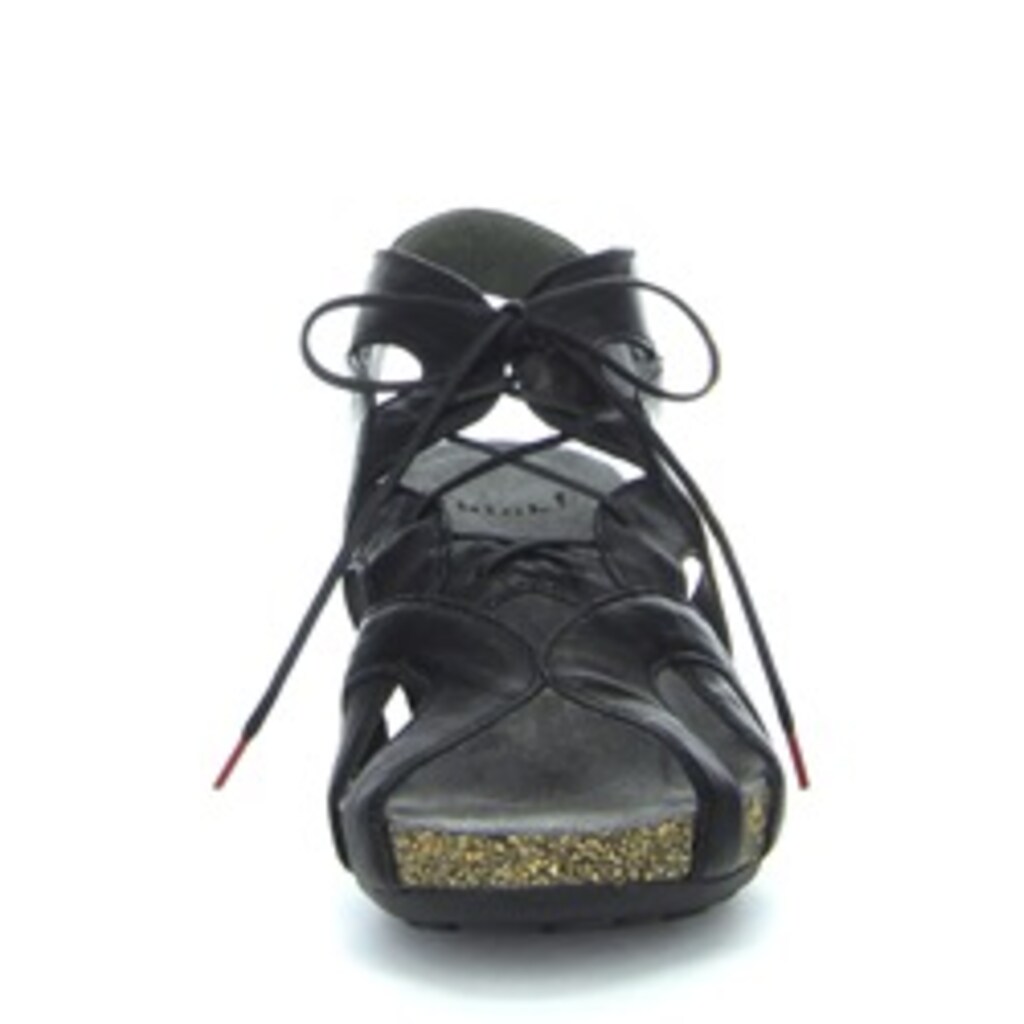 Marken Think Think Sandalette »Traudi«, mit Schnürung schwarz Marken Think Think Sandalette »Traudi«, mit Schnürung schwarz