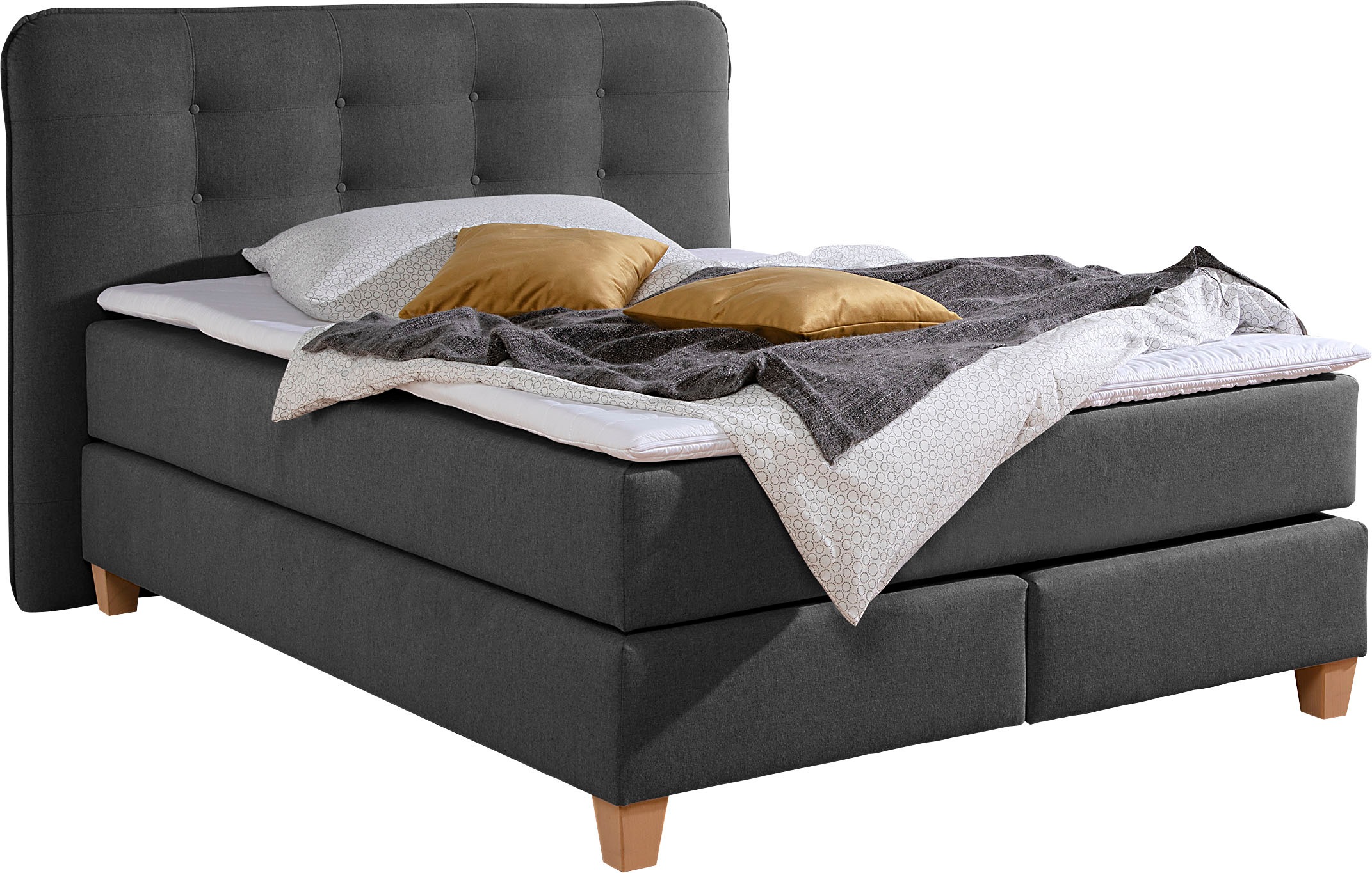 Home affaire Boxspringbett, inklusive Komfortschaum-Topper
