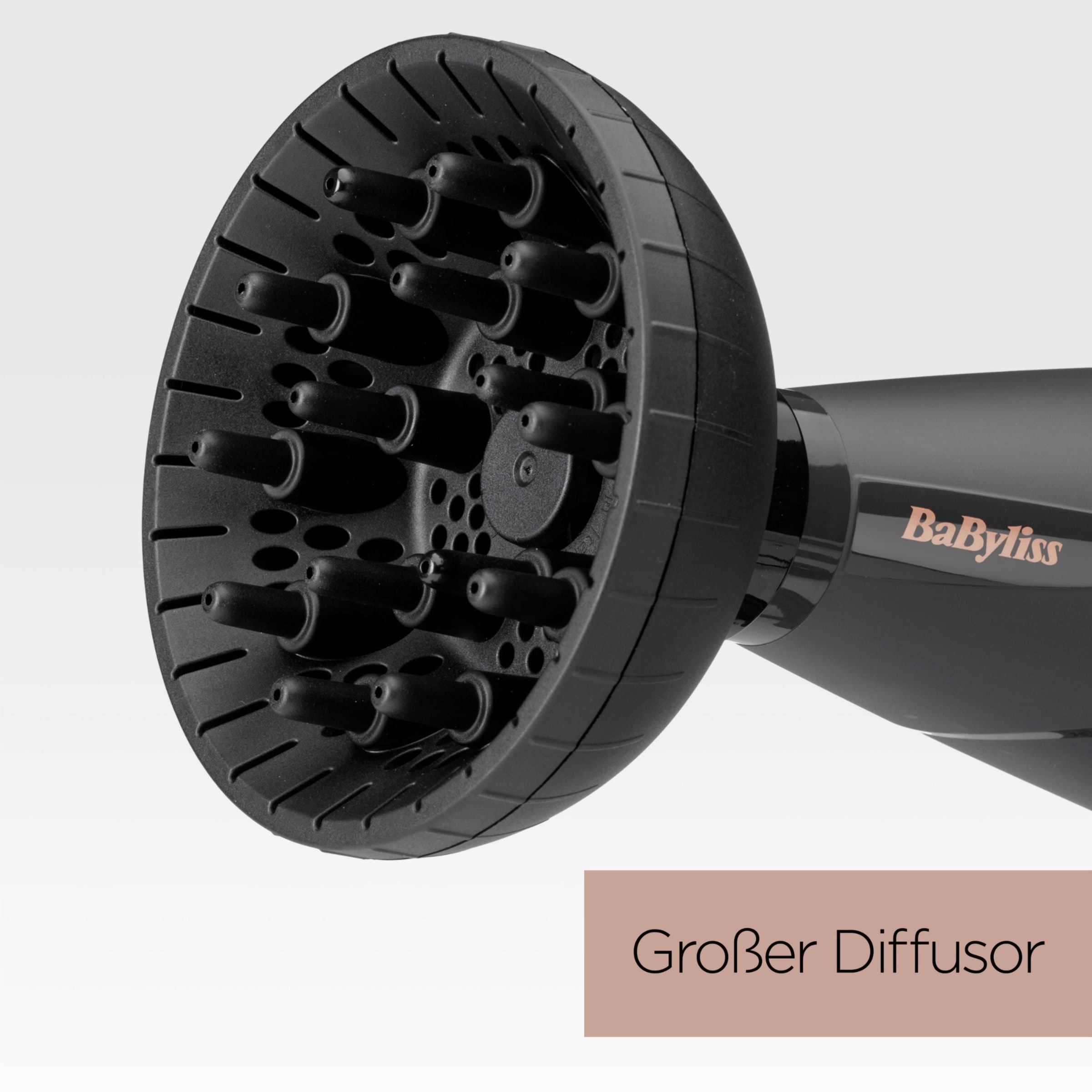BaByliss Ionic-Haartrockner »BaByliss Smooth Pro 2100 Haartrockner, 6709DE« 2.100 W 2 Aufsätze 2100W,  Fön mit Ionen-Technologie, Föhn  mit Diffusor für Locken