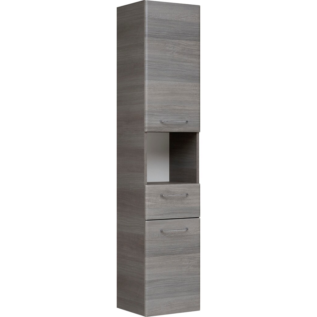 Saphir Hochschrank »Quickset Badschrank 35 cm breit, 2 Türen, 1 Nische, 1 Schublade«