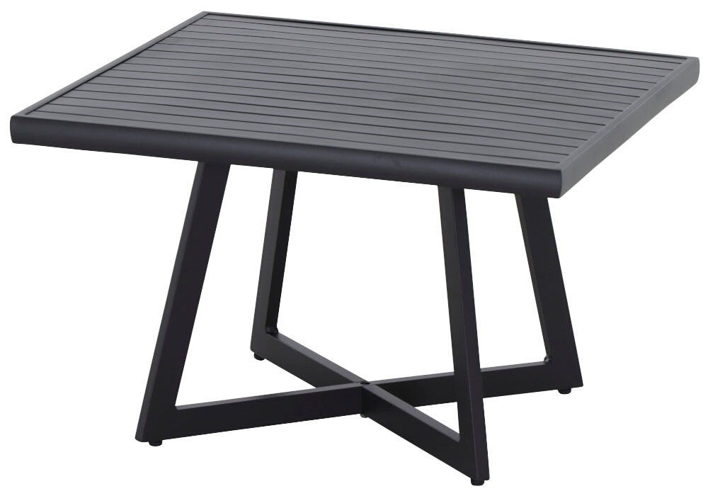 Siena Garden Beistelltisch »Alexis«, (1 St.), BxTxH: 70x70x45 cm, Aluminium, matt anthrazit