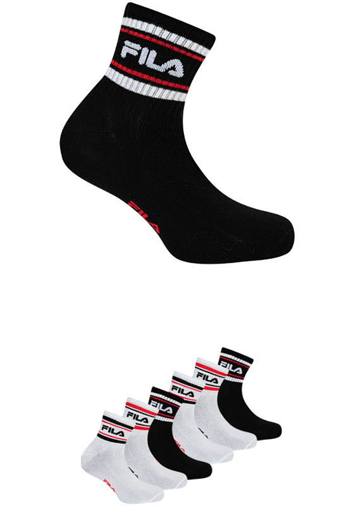Fila Freizeitsocken, (6er Pack), mit auffälligem Logoschriftzug günstig online kaufen