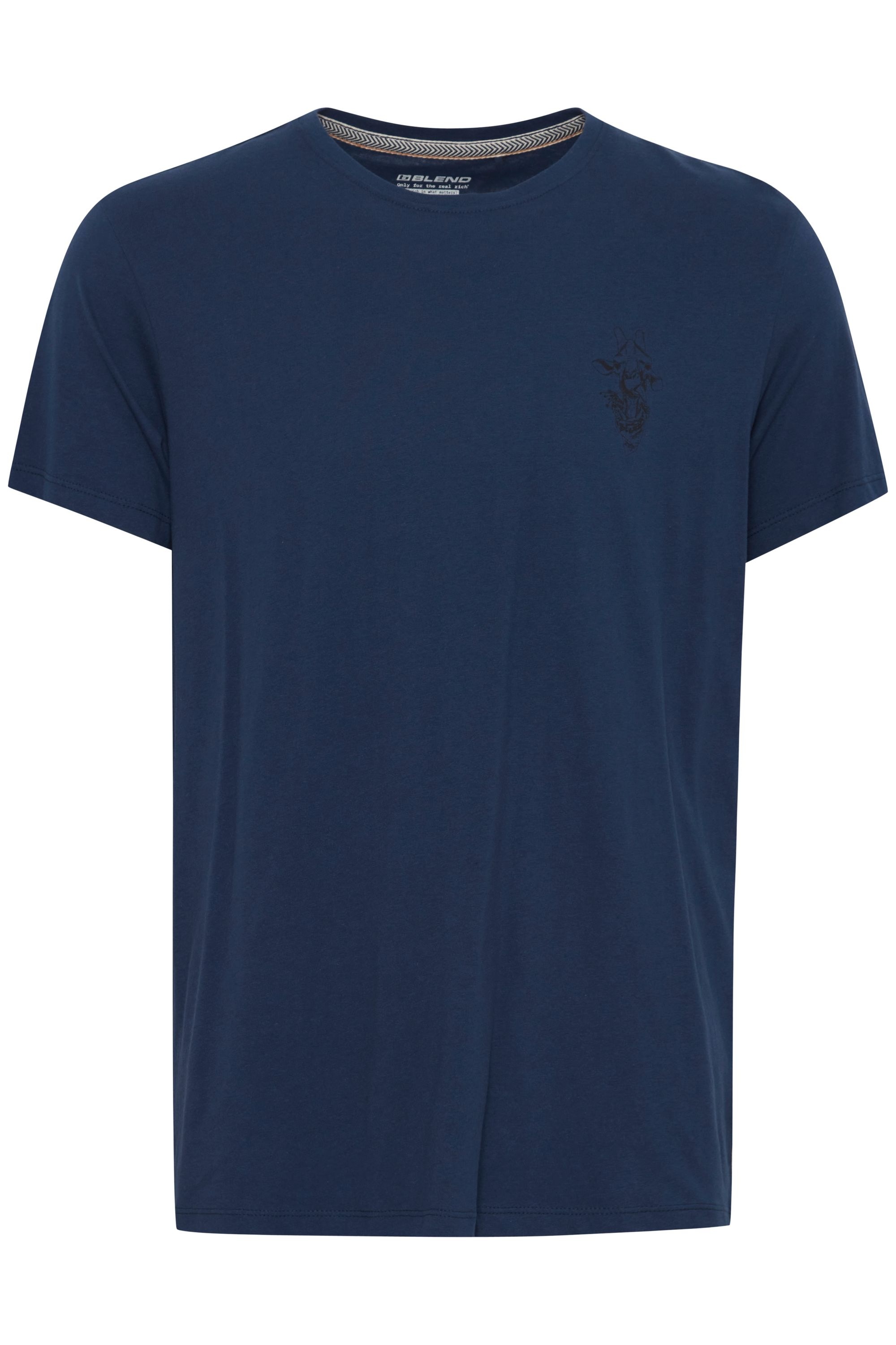 Blend T-Shirt "BHTee" Basic T-Shirt mit Rundhalsausschnitt günstig online kaufen