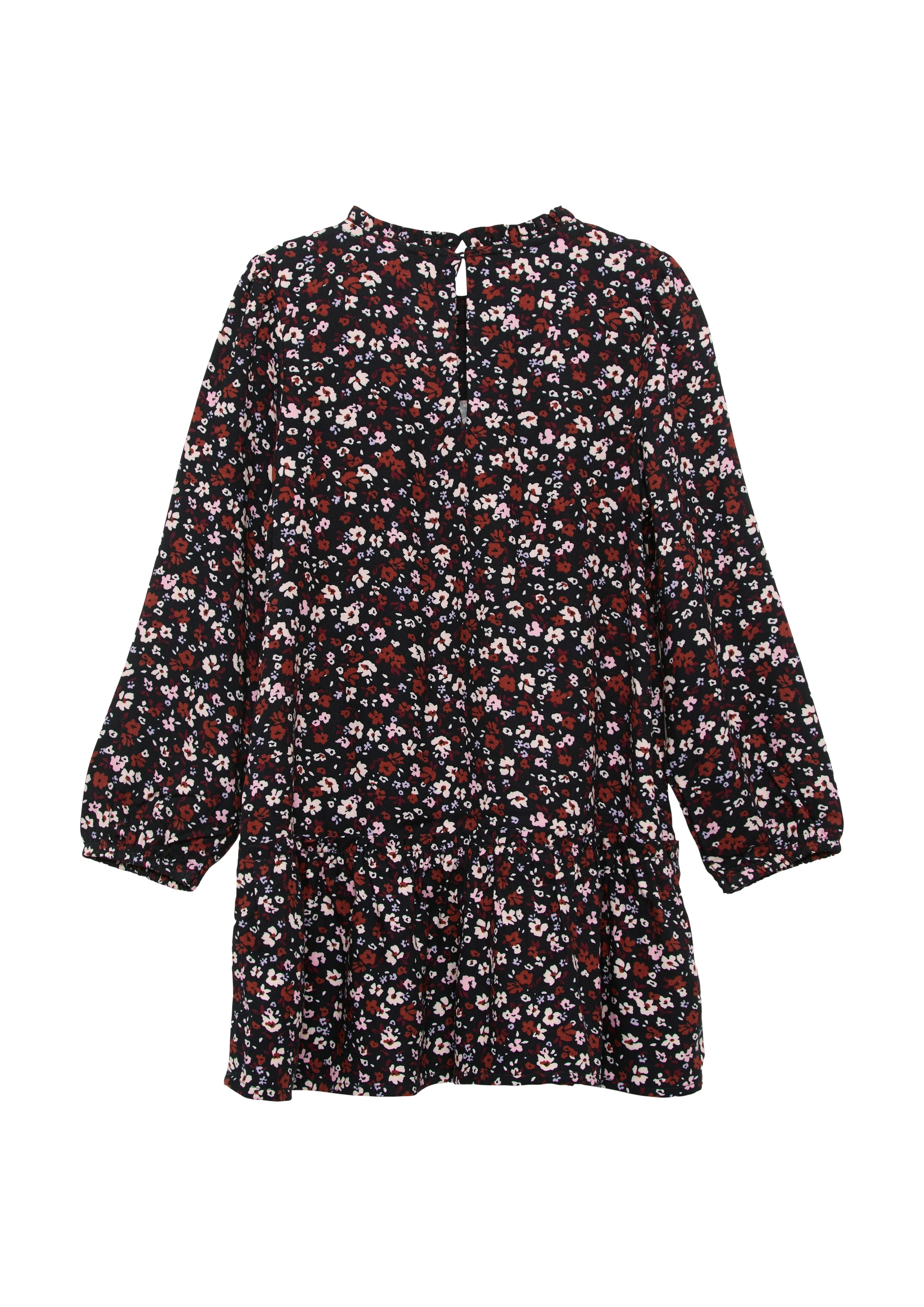 s.Oliver Junior A-Linien-Kleid Ohne Taschen mit All-Over Print