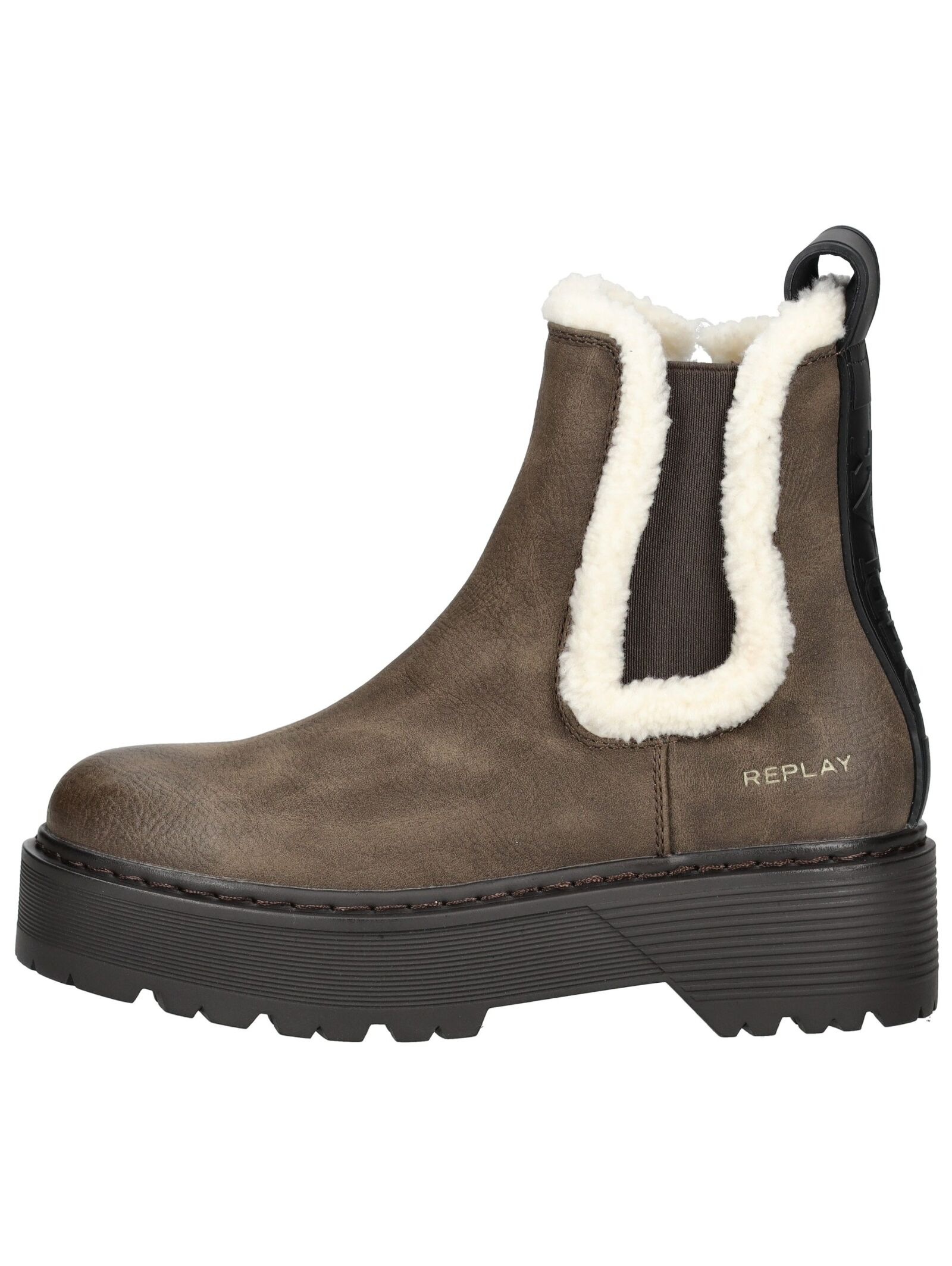 Replay Stiefelette "Replay Stiefelette Lederimitat/Textil" günstig online kaufen