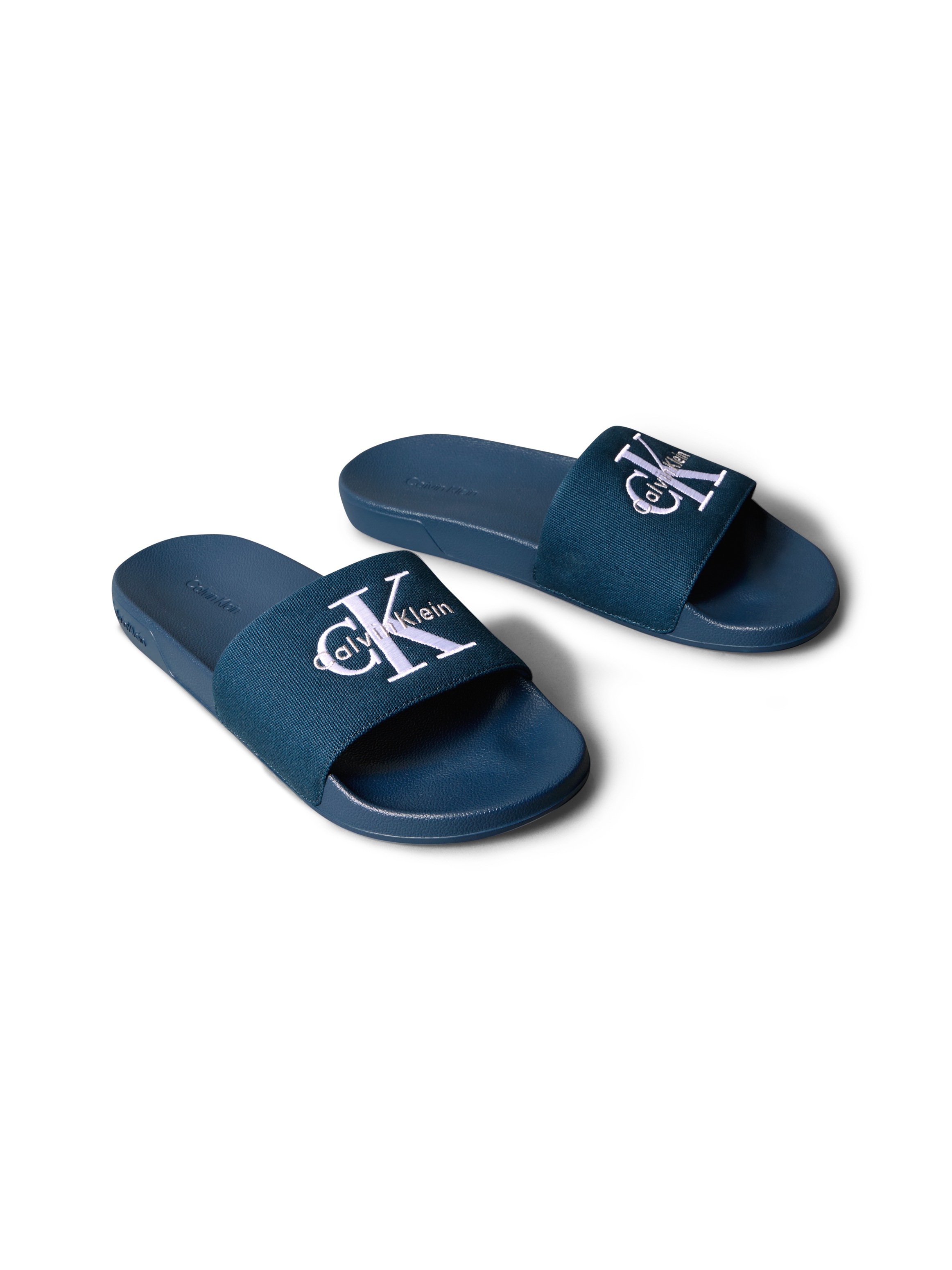 Calvin Klein Jeans Pantolette "ESS SLIDE CV" Badeschuh, Flat, Poolslides mi günstig online kaufen