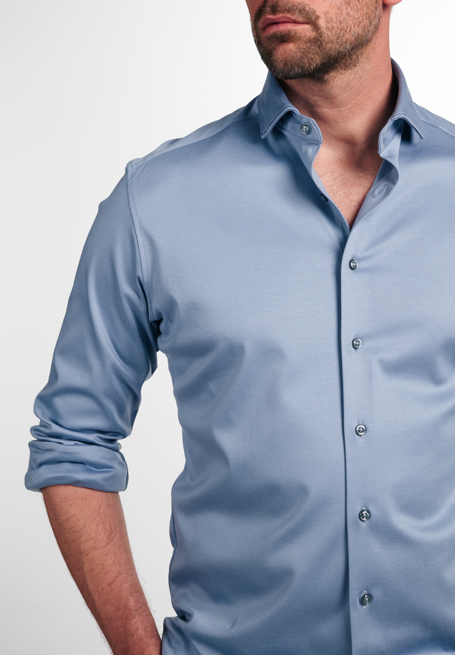 Eterna Langarmhemd »MODERN FIT« NON IRON (bügelfrei)