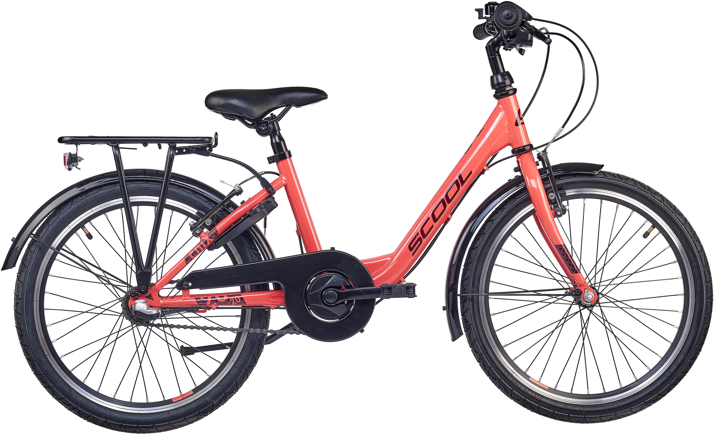 S’COOL Kinderfahrrad "SCOOL chiX" 3 Gang Shimano Nabenschaltung