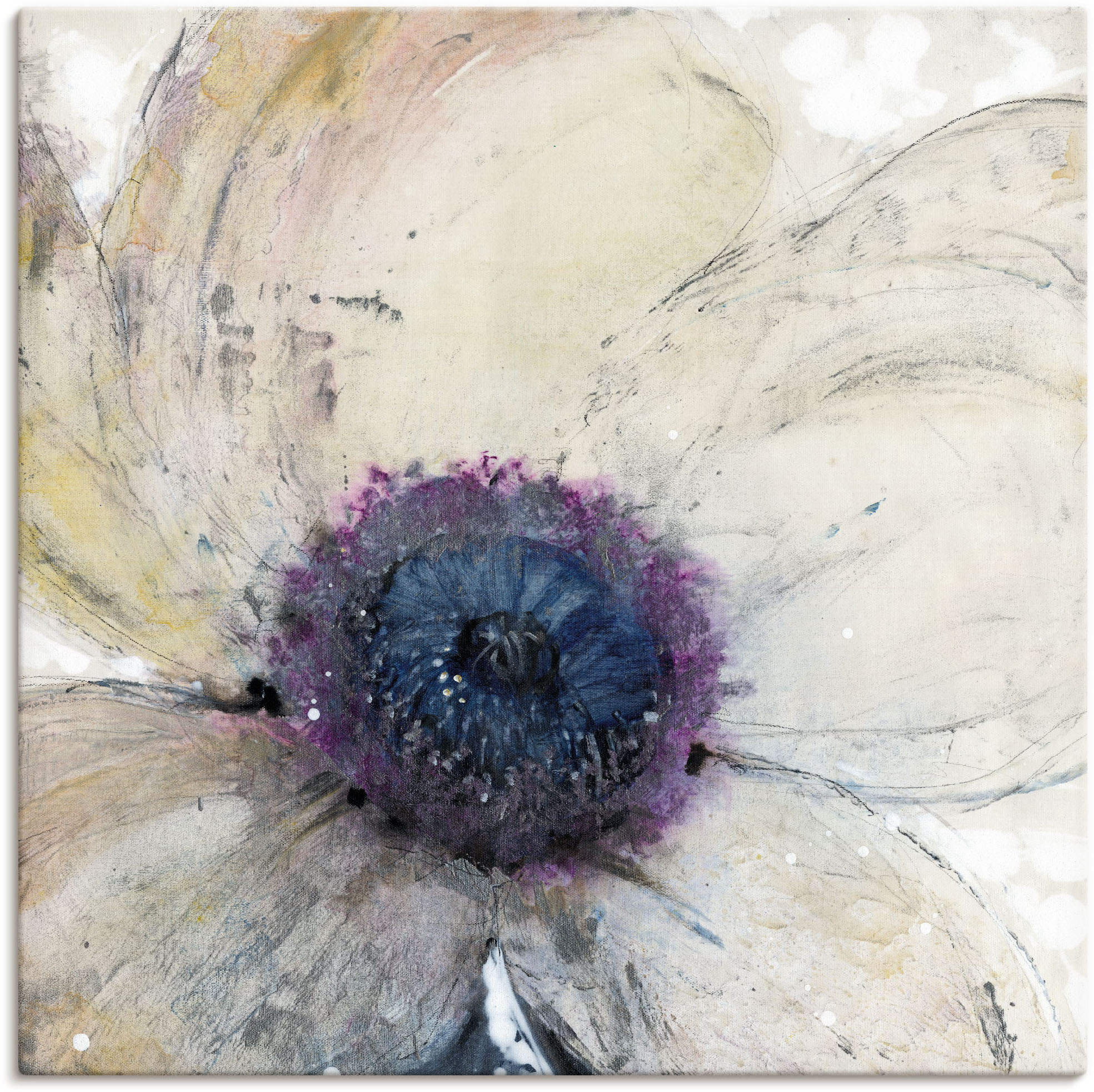 Artland Wandbild "Blumenfluss II" Blumen 1 Stk. tlg. als Alubild, Leinwandbild in verschied. Größen