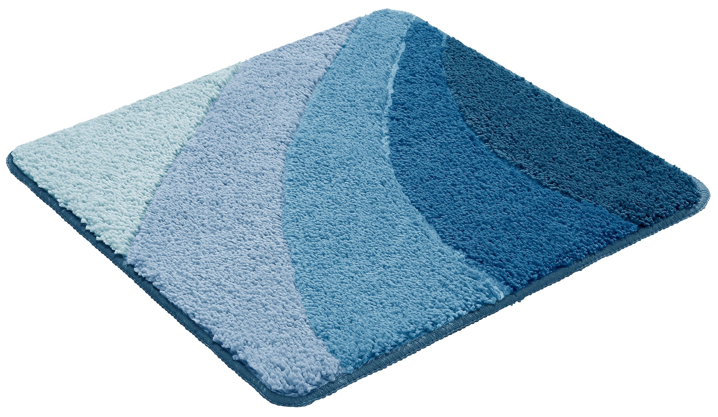 my home Badematte »Josie, Badvorleger, Badezimmer Teppich«, rutschhemmend beschichtet, fußbodenheizungsgeeignet-schnell trocknend-strapazierfähig, Badteppich, Badematten, rechteckig, rund & als 3-tlg. Set erhältlich