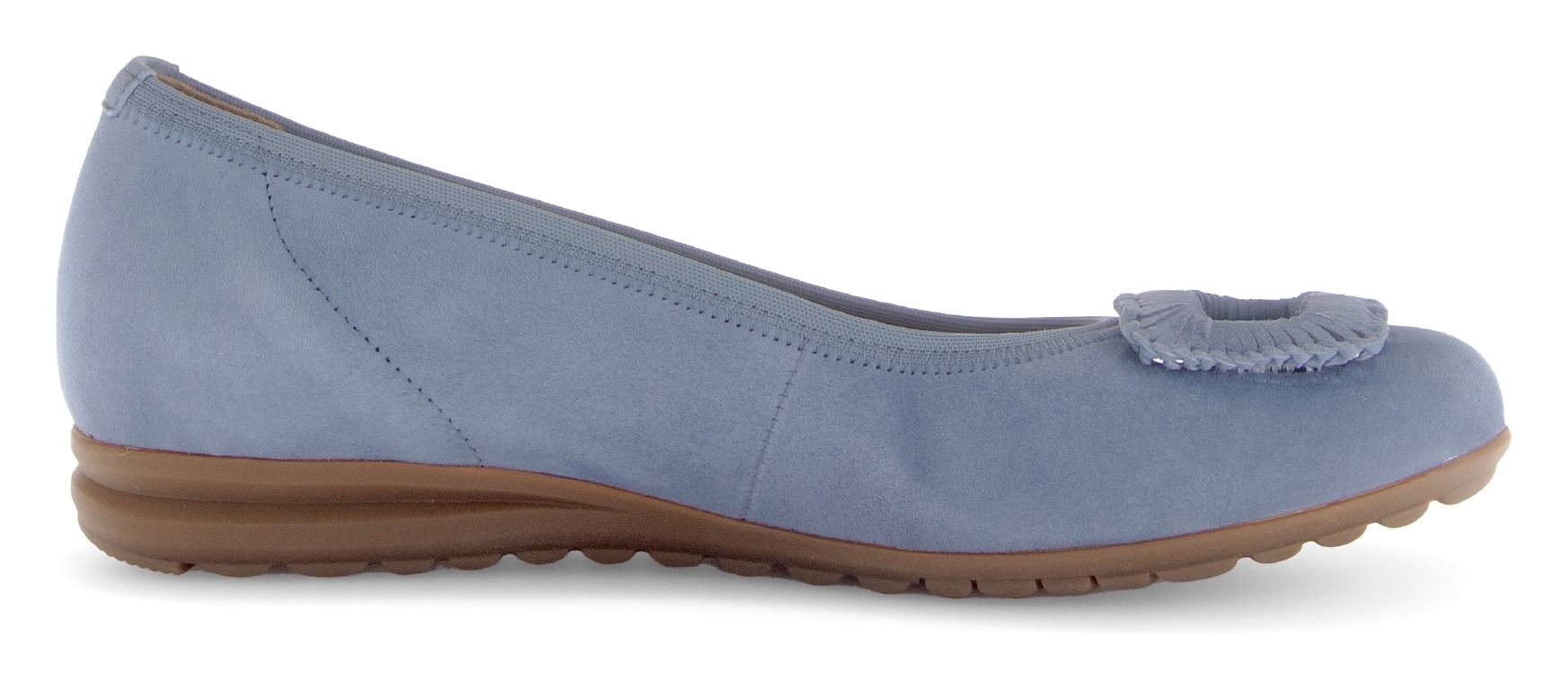 Gabor Ballerina »FLORENZ«, Bequemschuh, Businesschuh, Elastikeinfass, Komfortweite G (=weit)