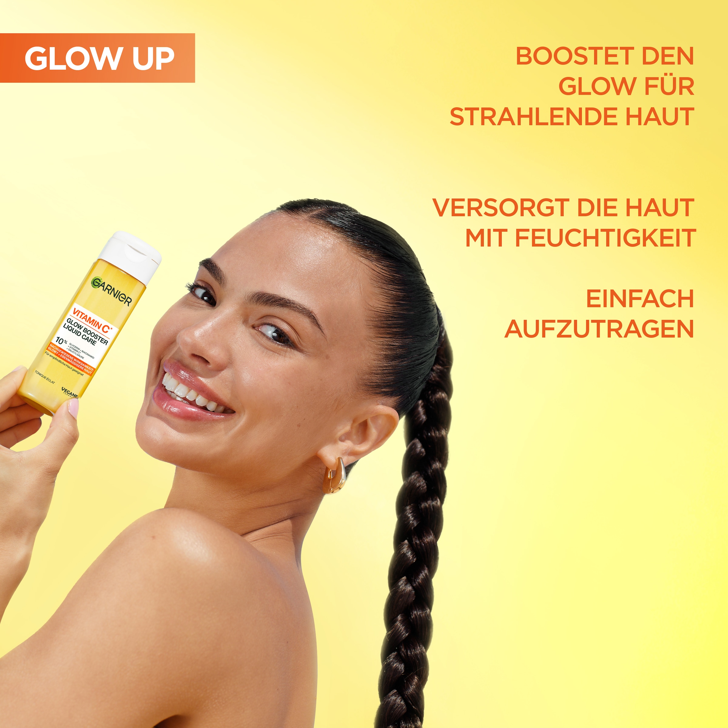 GARNIER Toner »Garnier Vitamin C* Glow Booster Liquid Care«