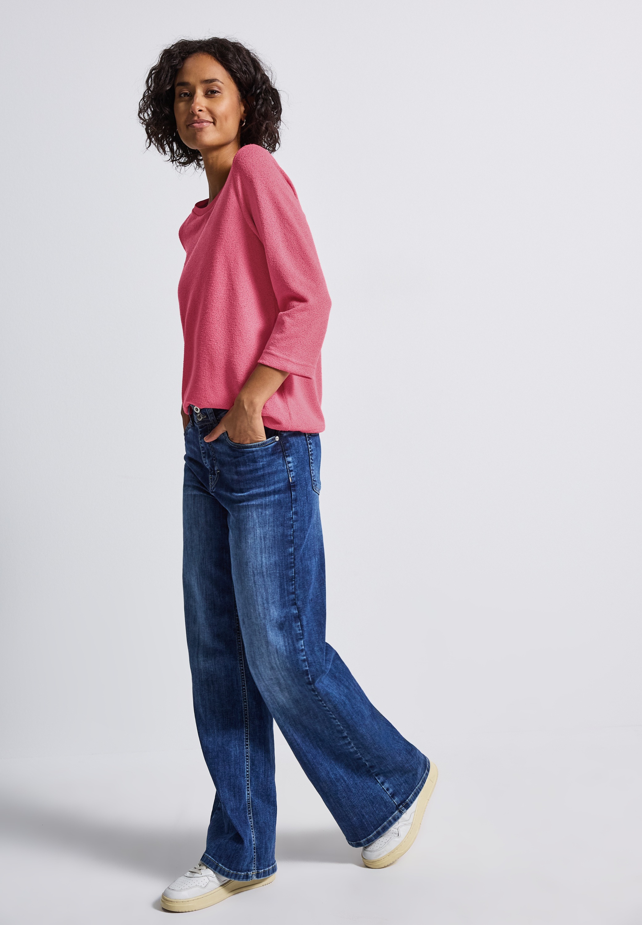 Thumbnail - STREET ONE T-Shirt mit Tunnelzug am Saum