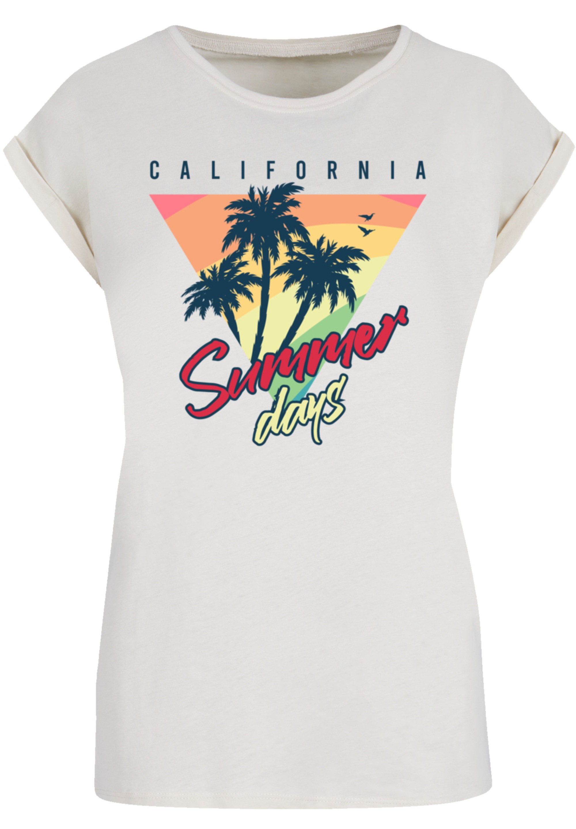 F4NT4STIC T-Shirt »California Palmen Retro«, Premium Qualität