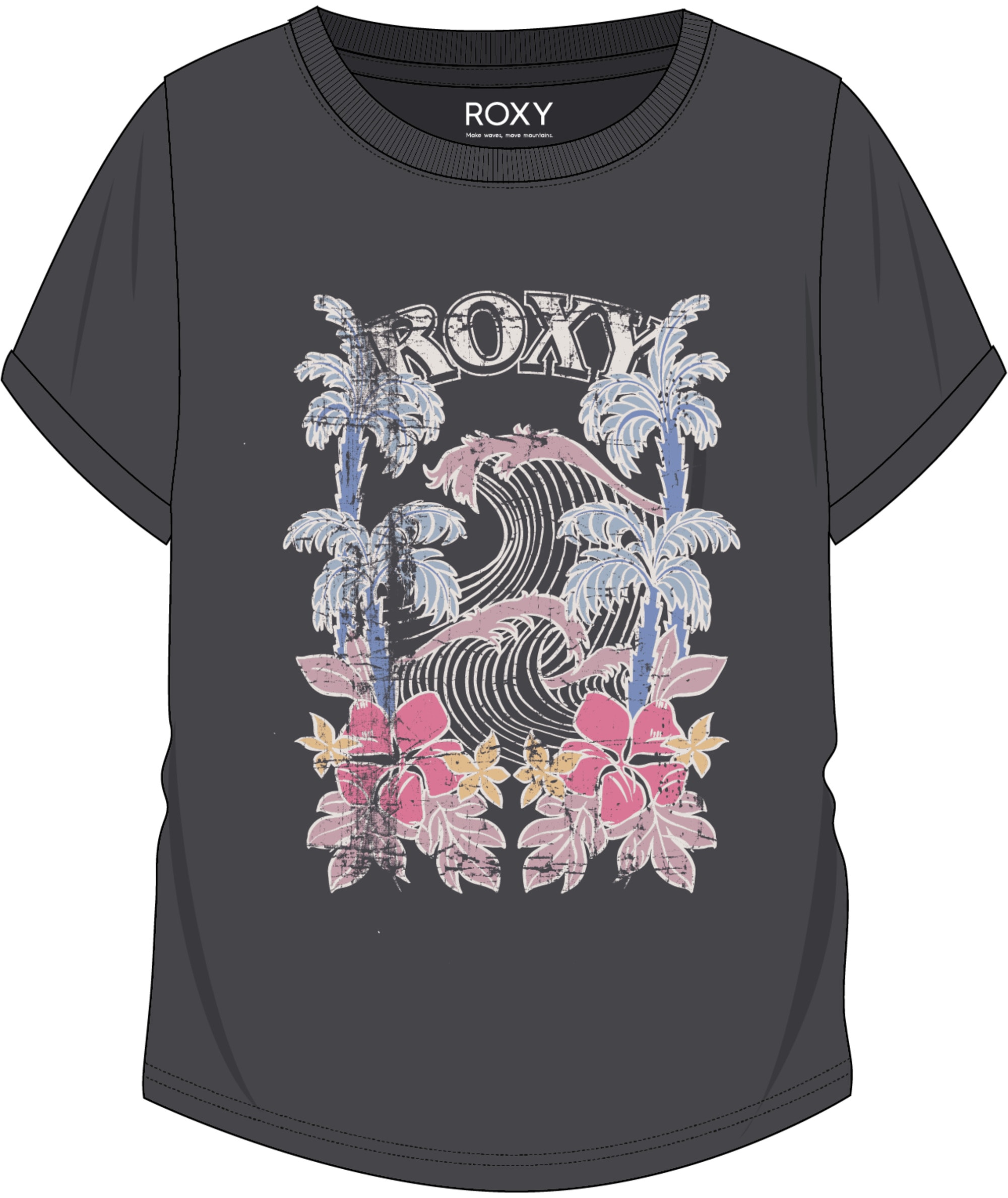 Roxy T-Shirt "OCEANREGULAR POSTER" günstig online kaufen