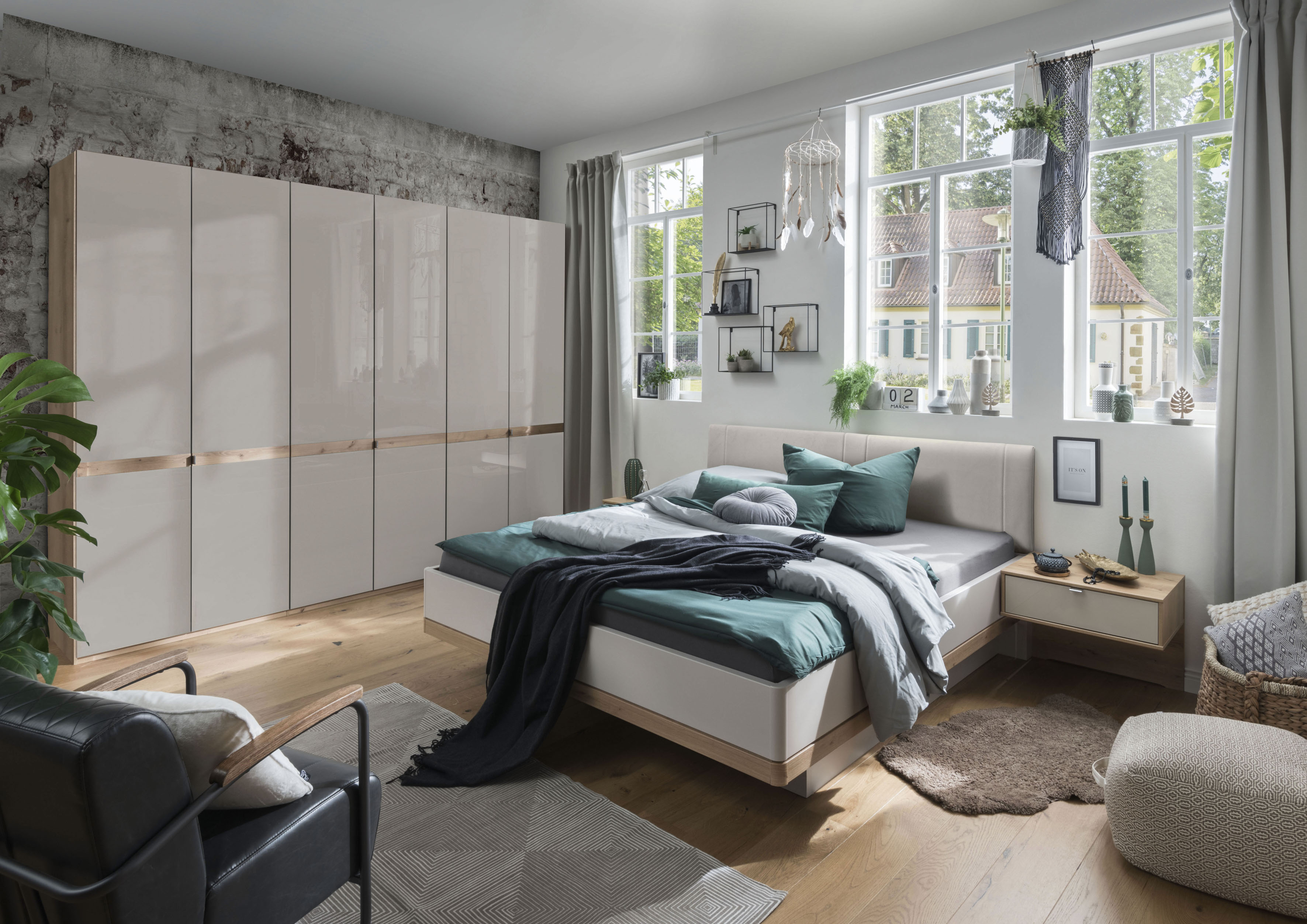 WIEMANN Kleiderschrank "Barcelona" mit schmaler Bauchbinde