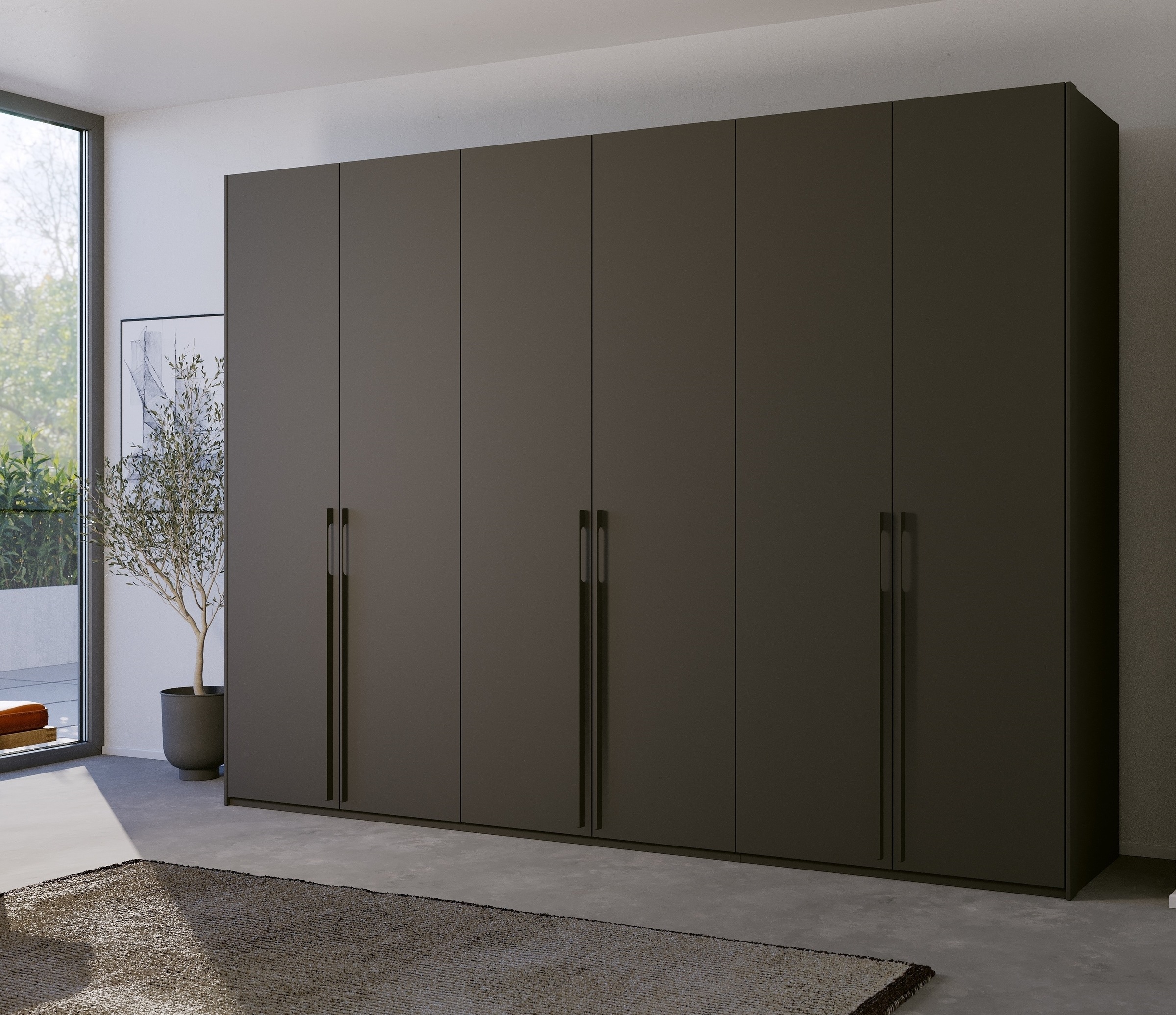 rauch Drehtürenschrank »Skat Pure«, mit eleganten Griffstangen und praktischer Innenausstattung