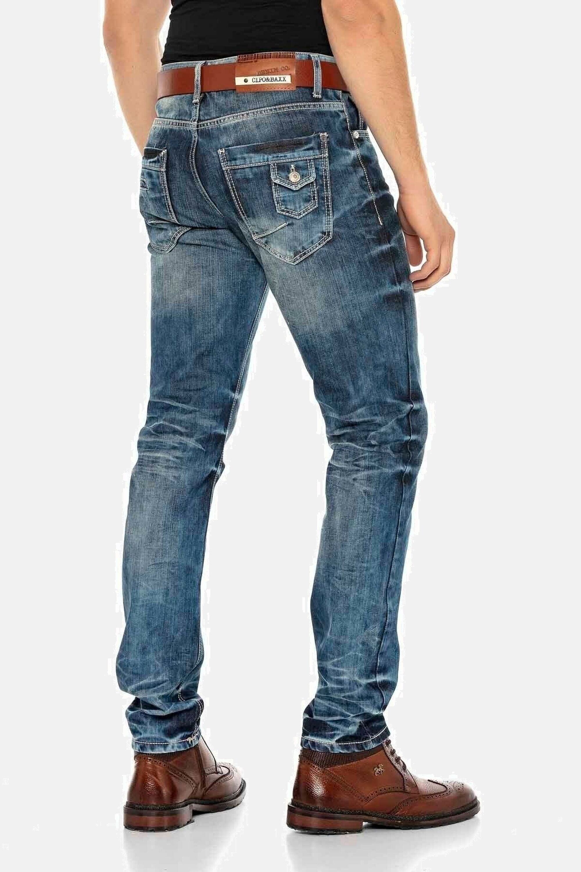 Cipo & Baxx 5-Pocket-Jeans »Jeans«, in Straight-Fit, CD-328