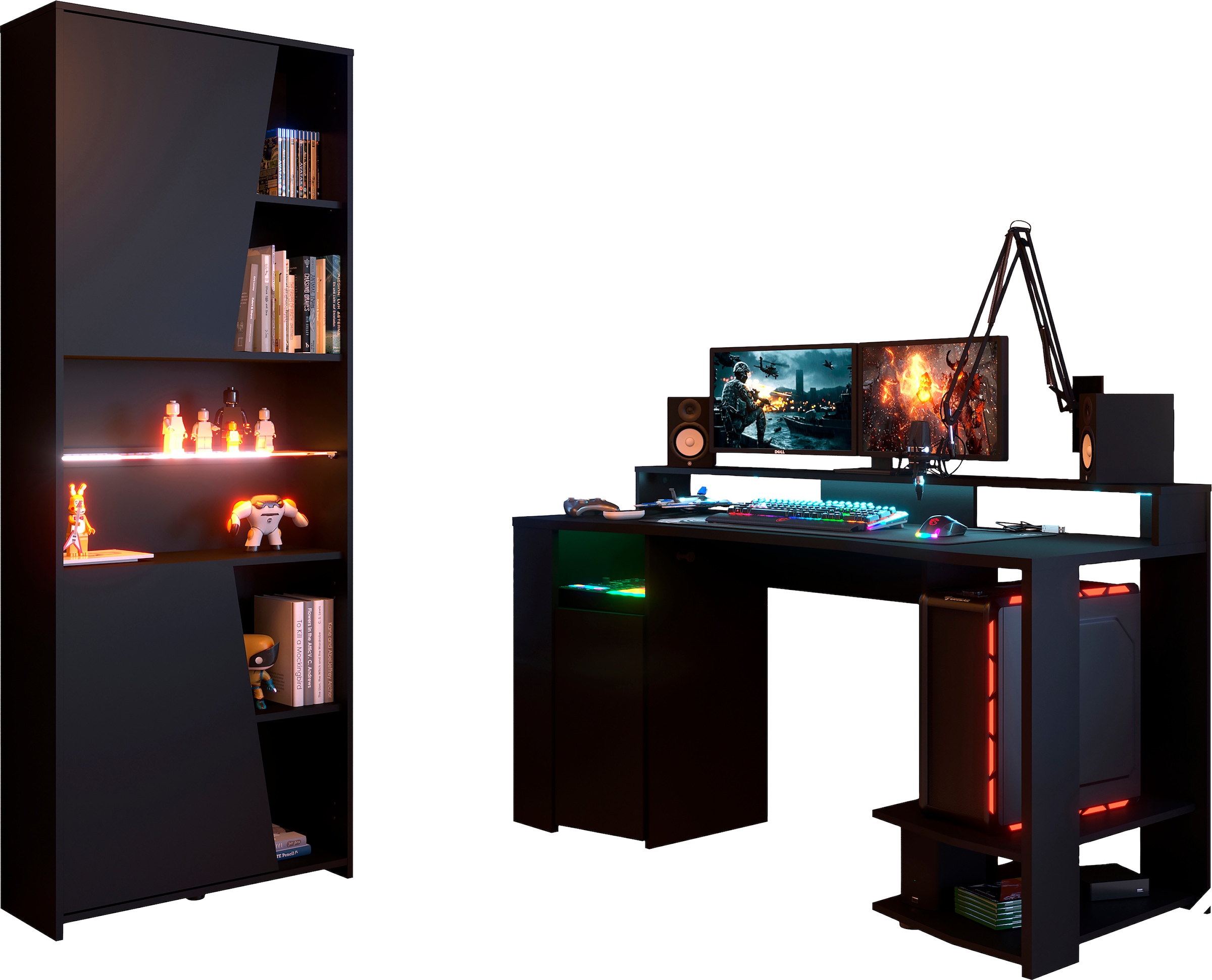 Parisot Jugendzimmer-Set "Gaming - Set", (2 tlg.), Gaming-Set