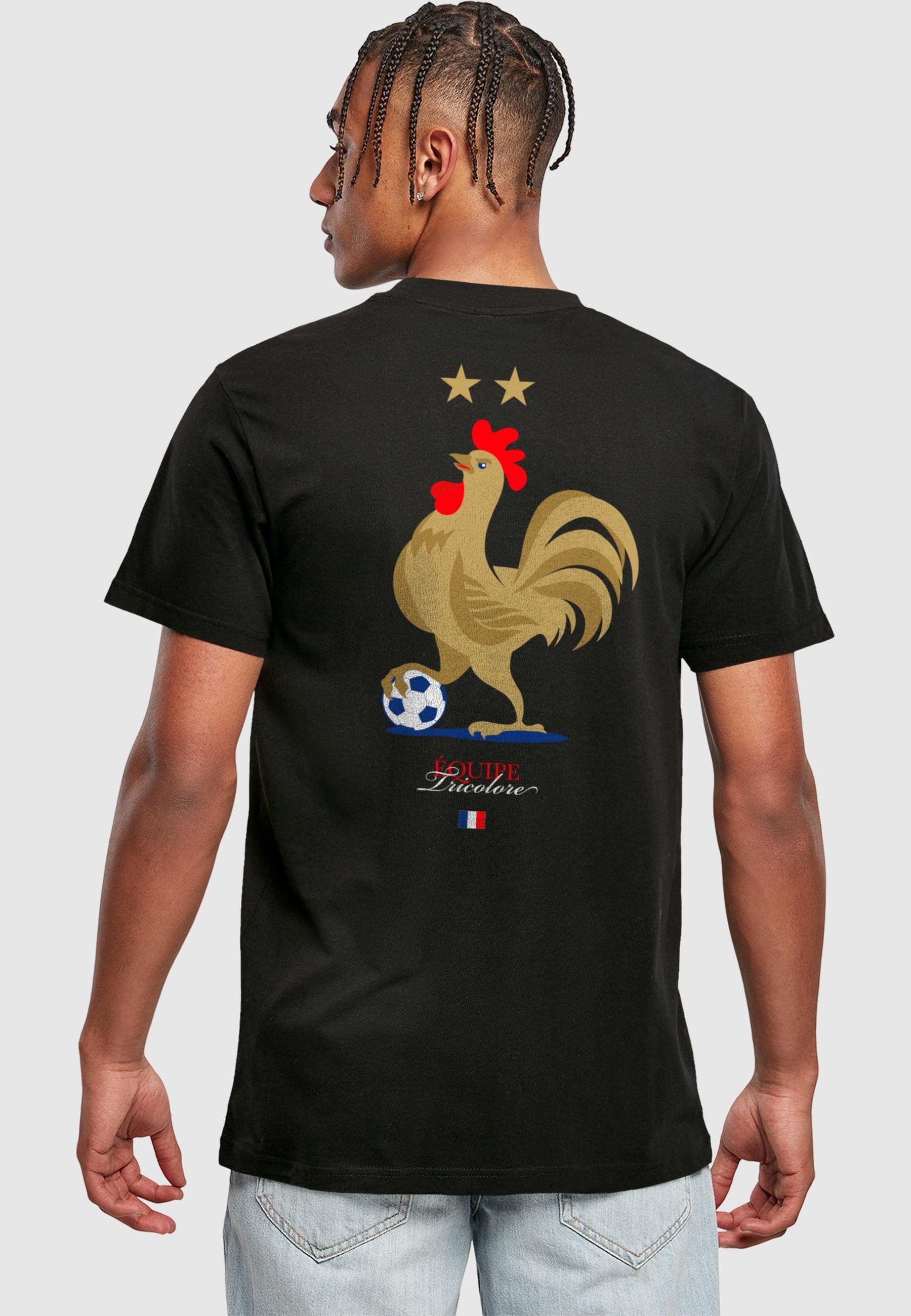 MisterTee T-Shirt »MisterTee Équipe Tri Color 2.0 Tee«, (1 tlg.)
