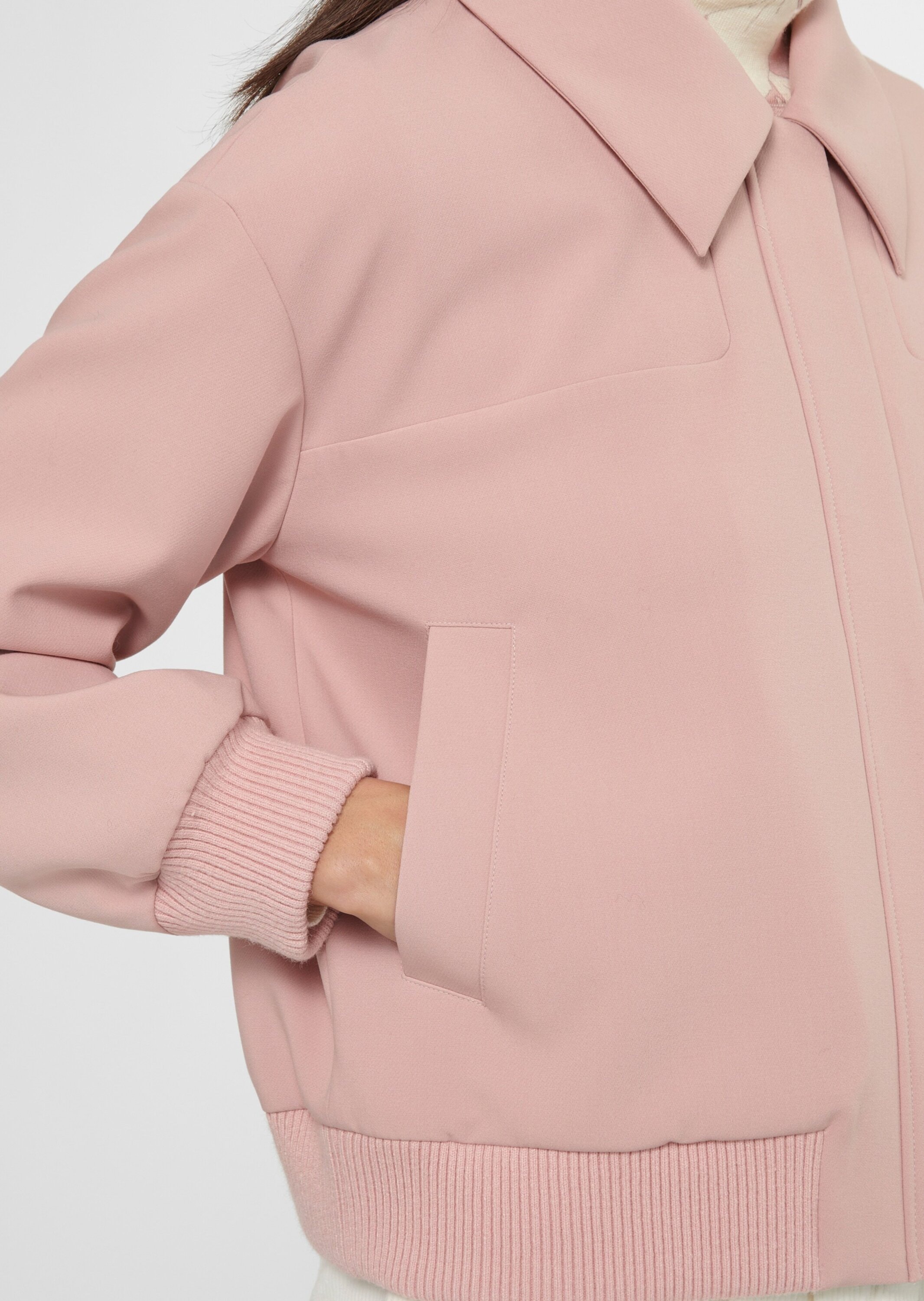 MADELEINE Blouson »Jacke Kurz-Blouson mit Reißverschluss und Strickbündchen.«