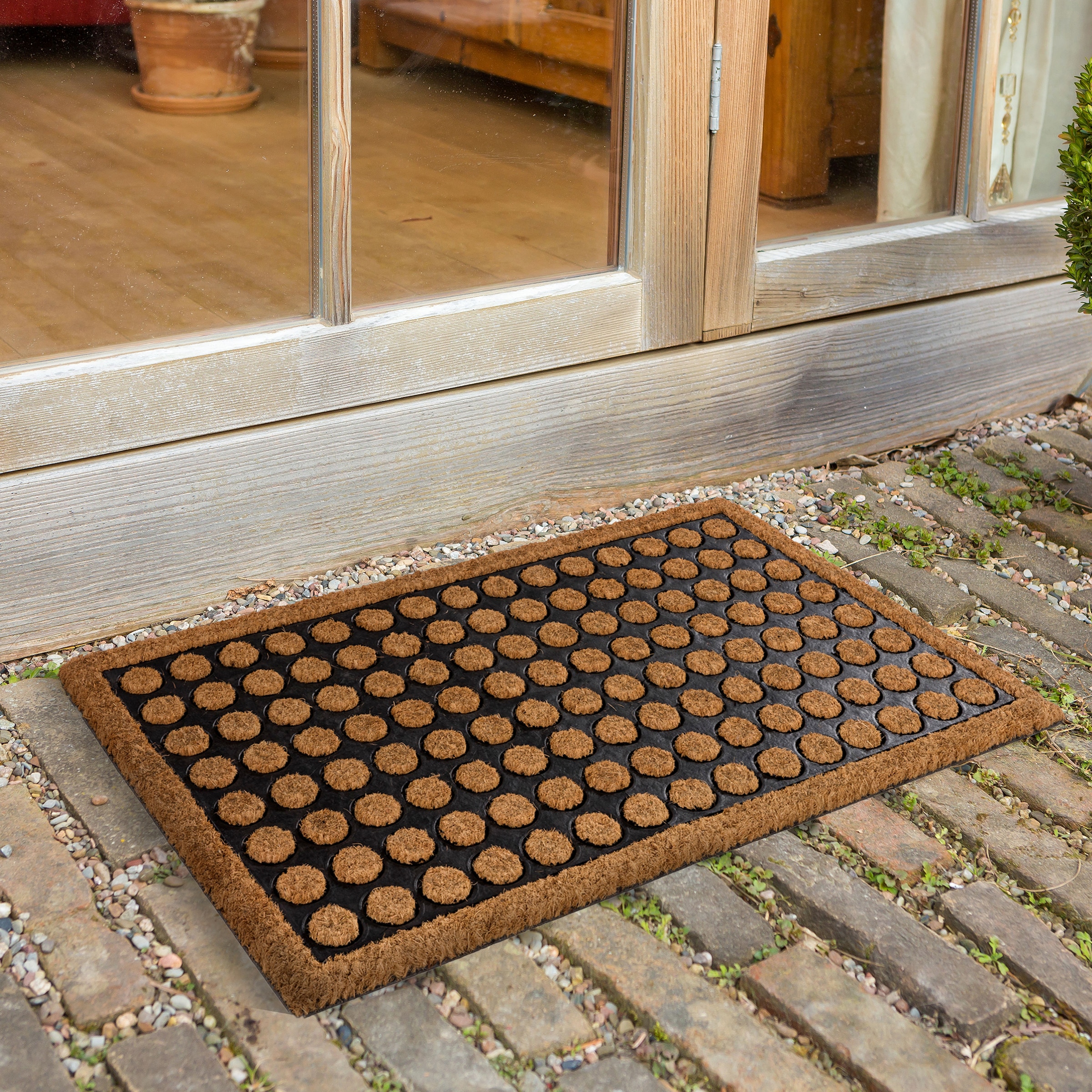 ASTRA Fußmatte »CocoHome1«, rechteckig, 16 mm Höhe, kokos, Türmatte, Hoch Tief Struktur, wetterfest, rutschfest