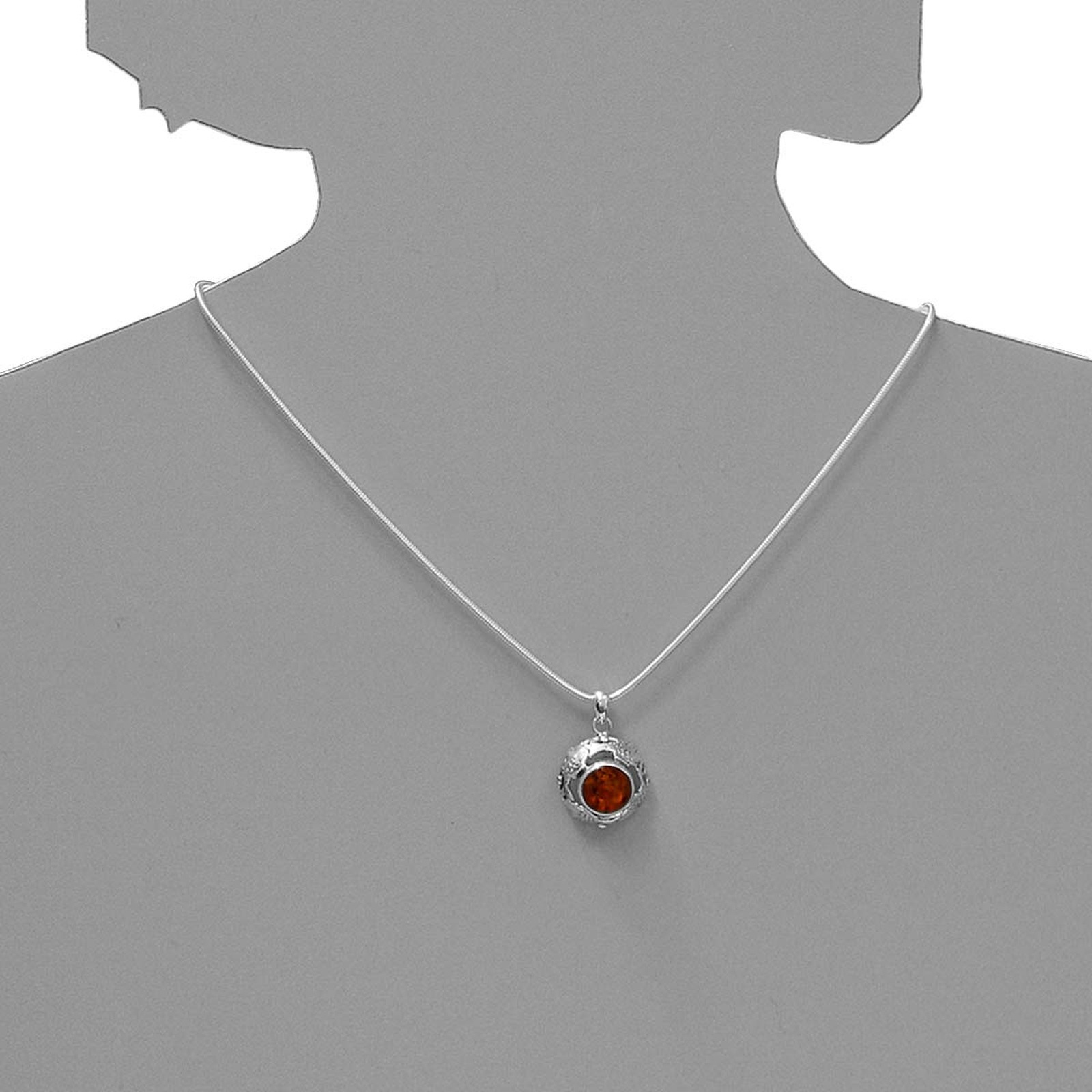 OSTSEE-SCHMUCK Fischland Pendant White Silver 925 3