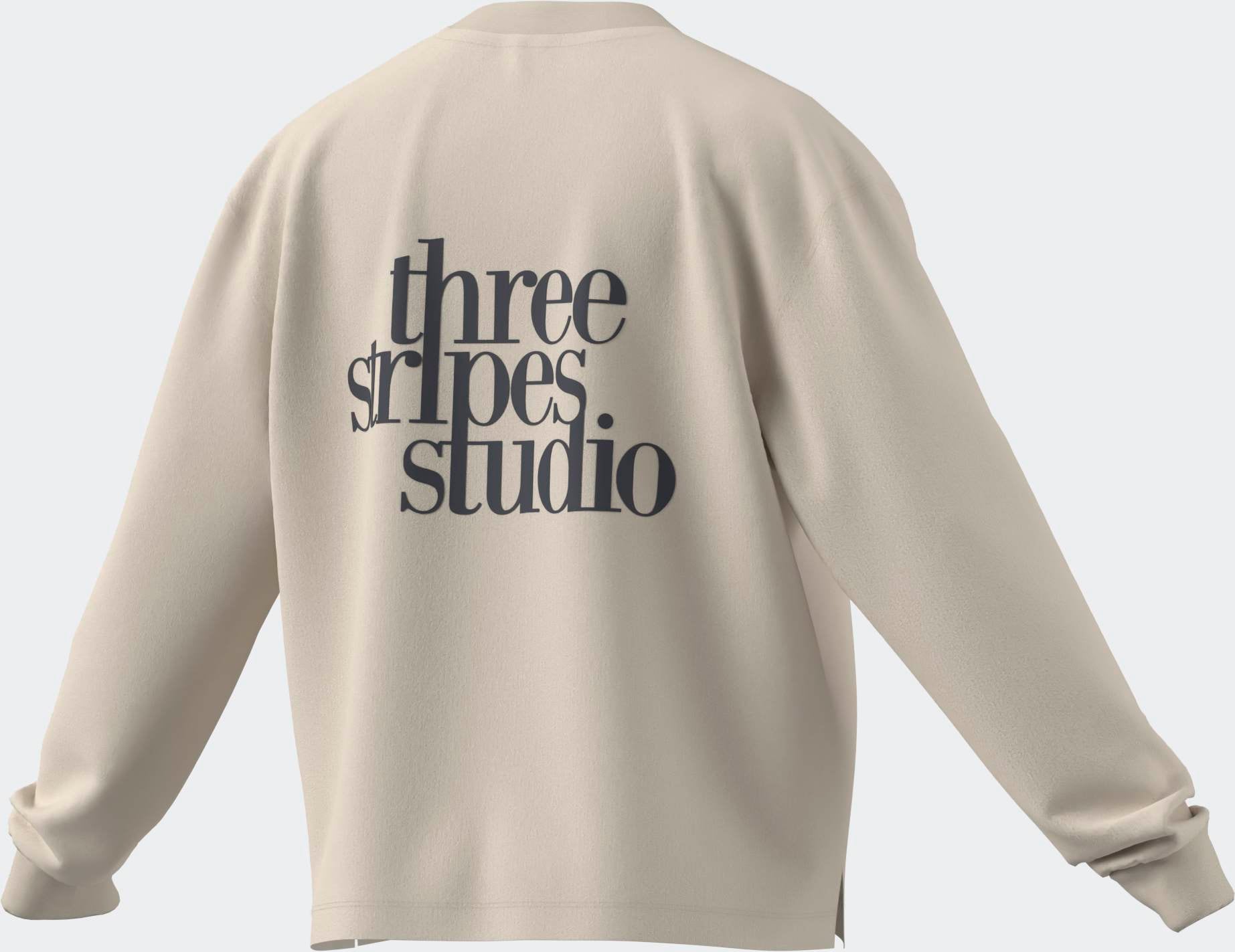 adidas Sportswear Langarmshirt »3 STRIPES STUDIO BOYFRIEND LONGSLEEVE«
