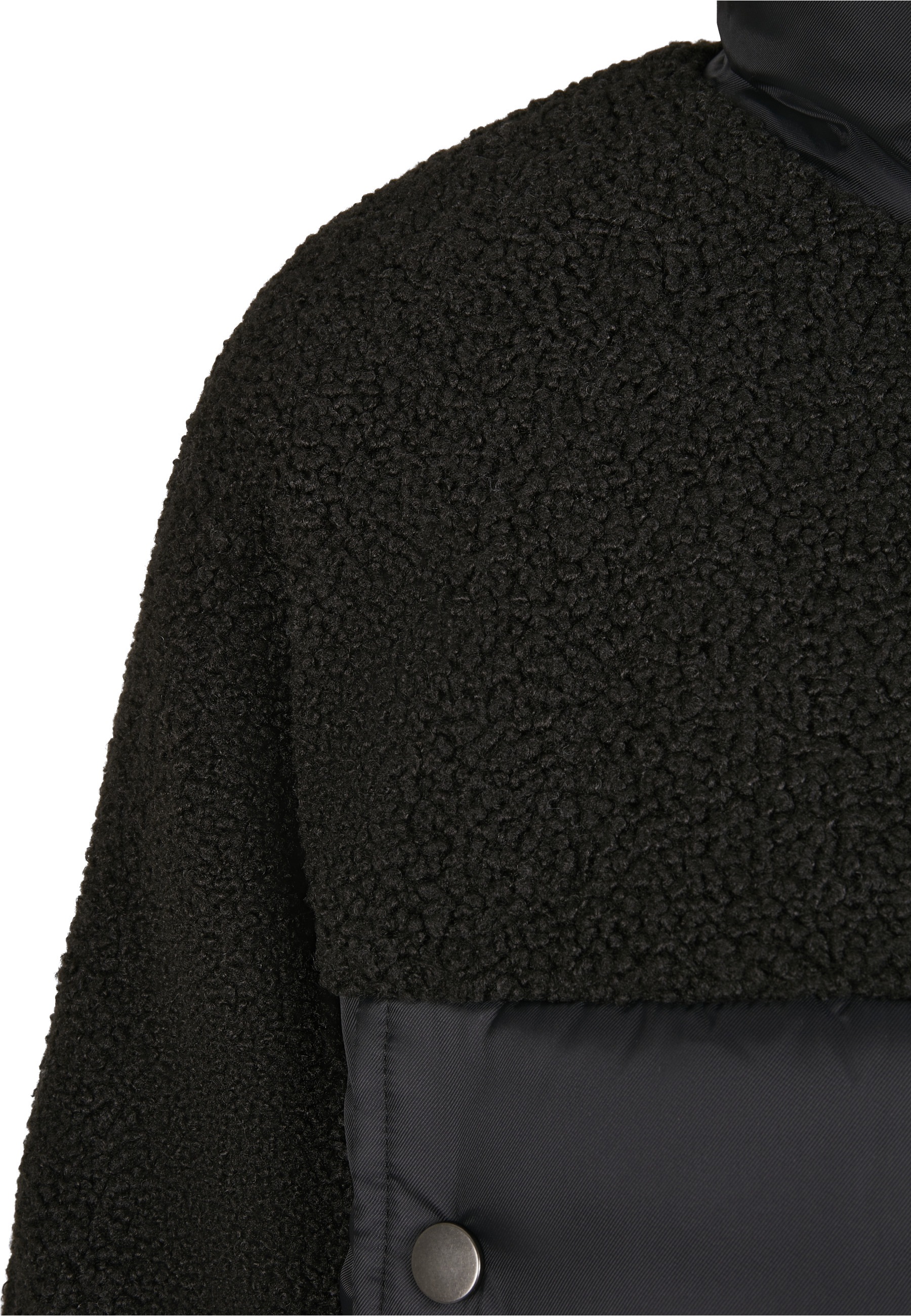 Urban Classics Veste Sherpa Mix Puffer Black XL Femme 3