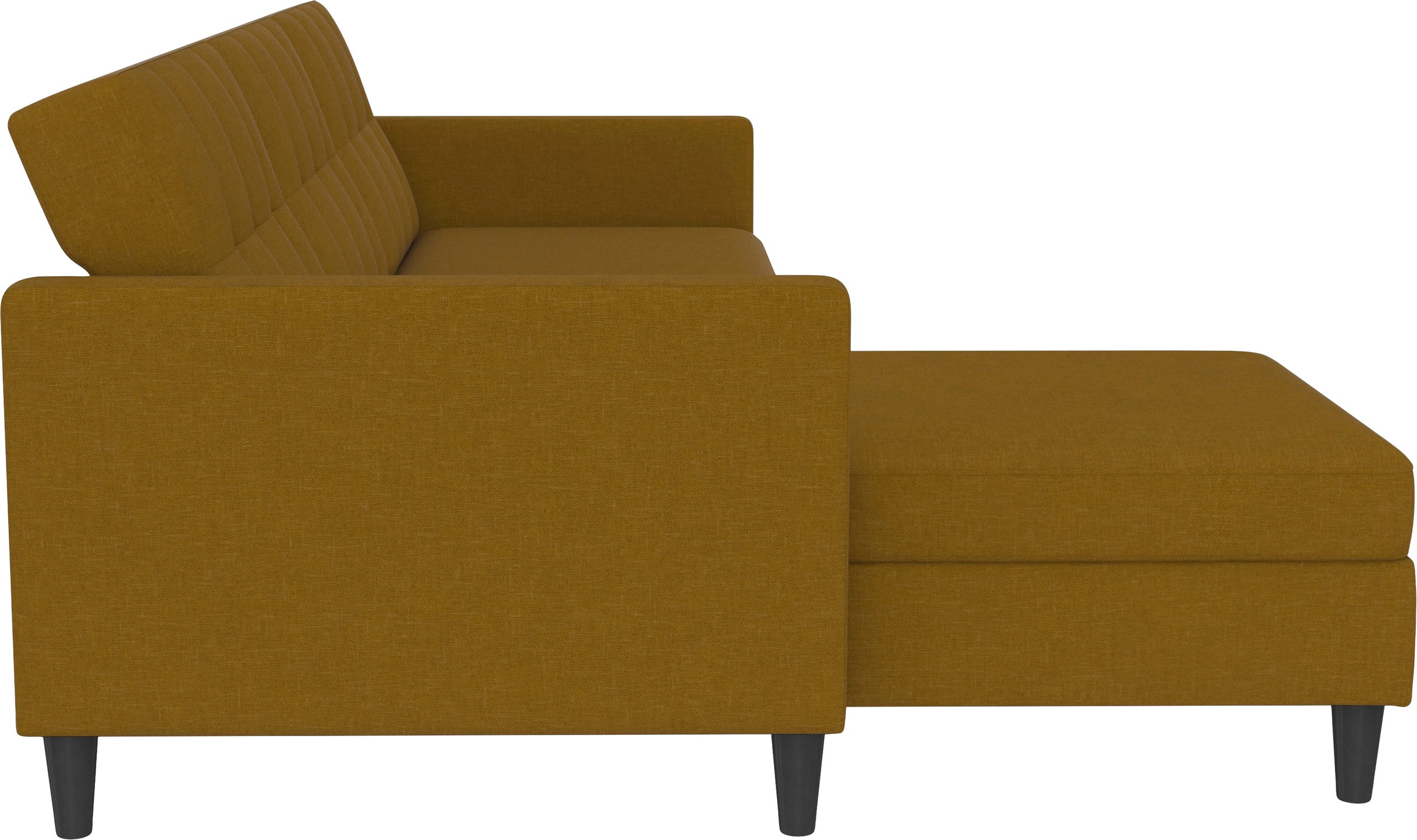 Dorel Home Ecksofa »Hartford, L-Form,«, mit Bettfunktion und Stauraum, Recamiere beidseitig montierbar