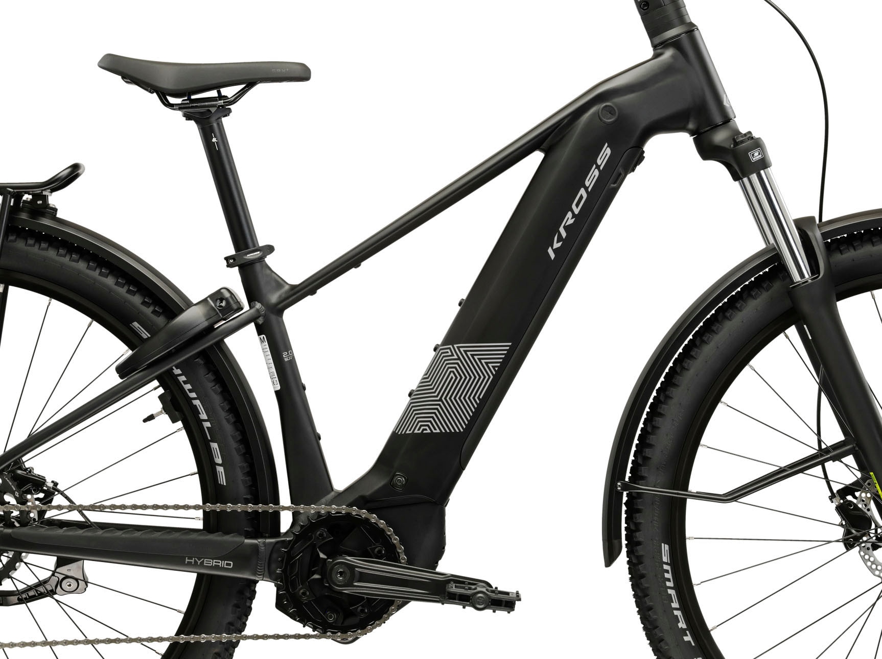 Kross »Influx Hybrid SUV 2.0 16,7Ah / BOSCH 600 Wh 29" schwarz 9 Gänge 2026« 9 Gang Shimano CUES U4000 Schaltwerk Kettenschaltung Mittelmotor 250 W BOSCH PERFORMANCE LINE PX 36 V/250 W, Mittelmotor