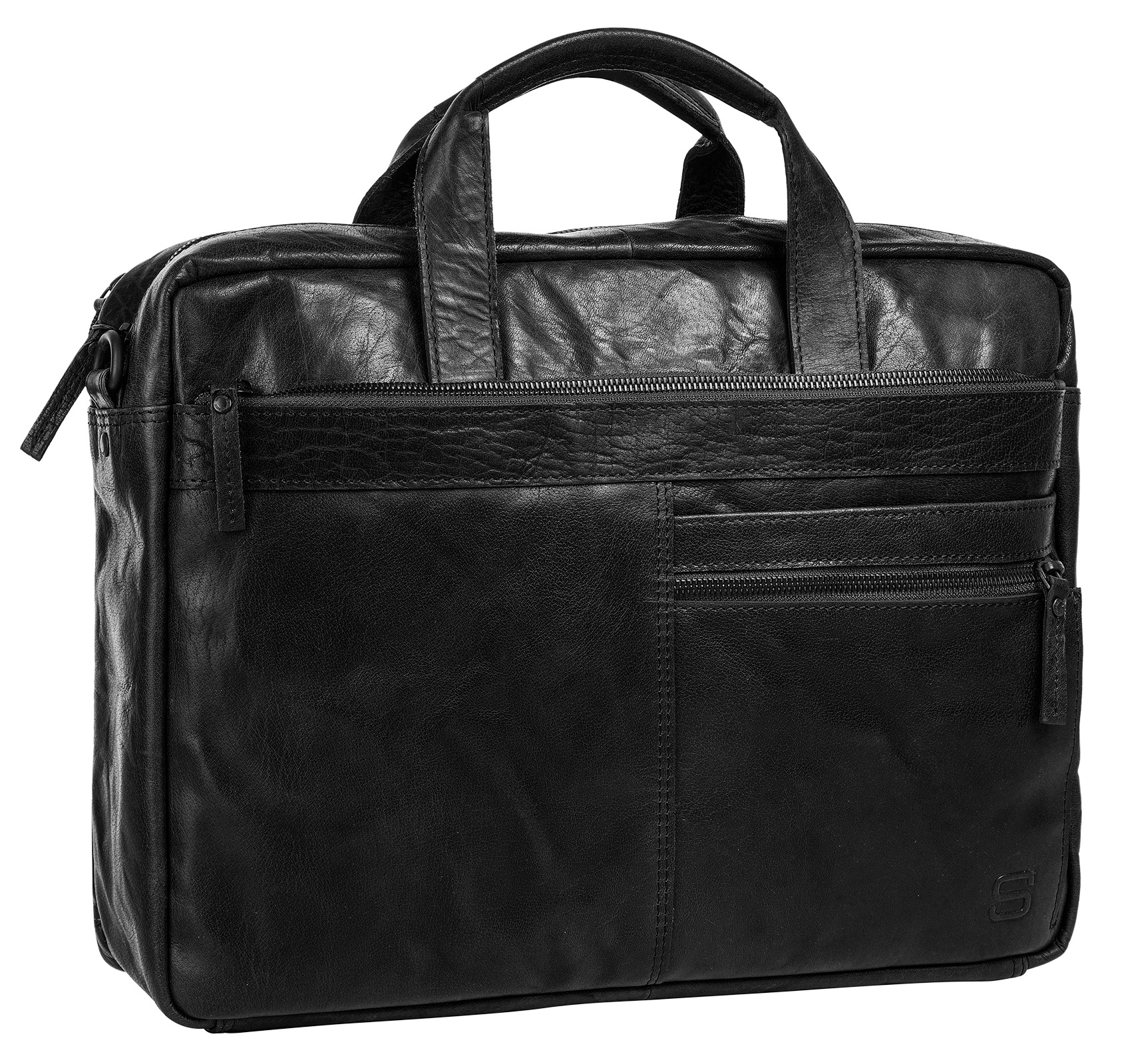 Spikes & Sparrow Aktentasche echt Leder günstig online kaufen