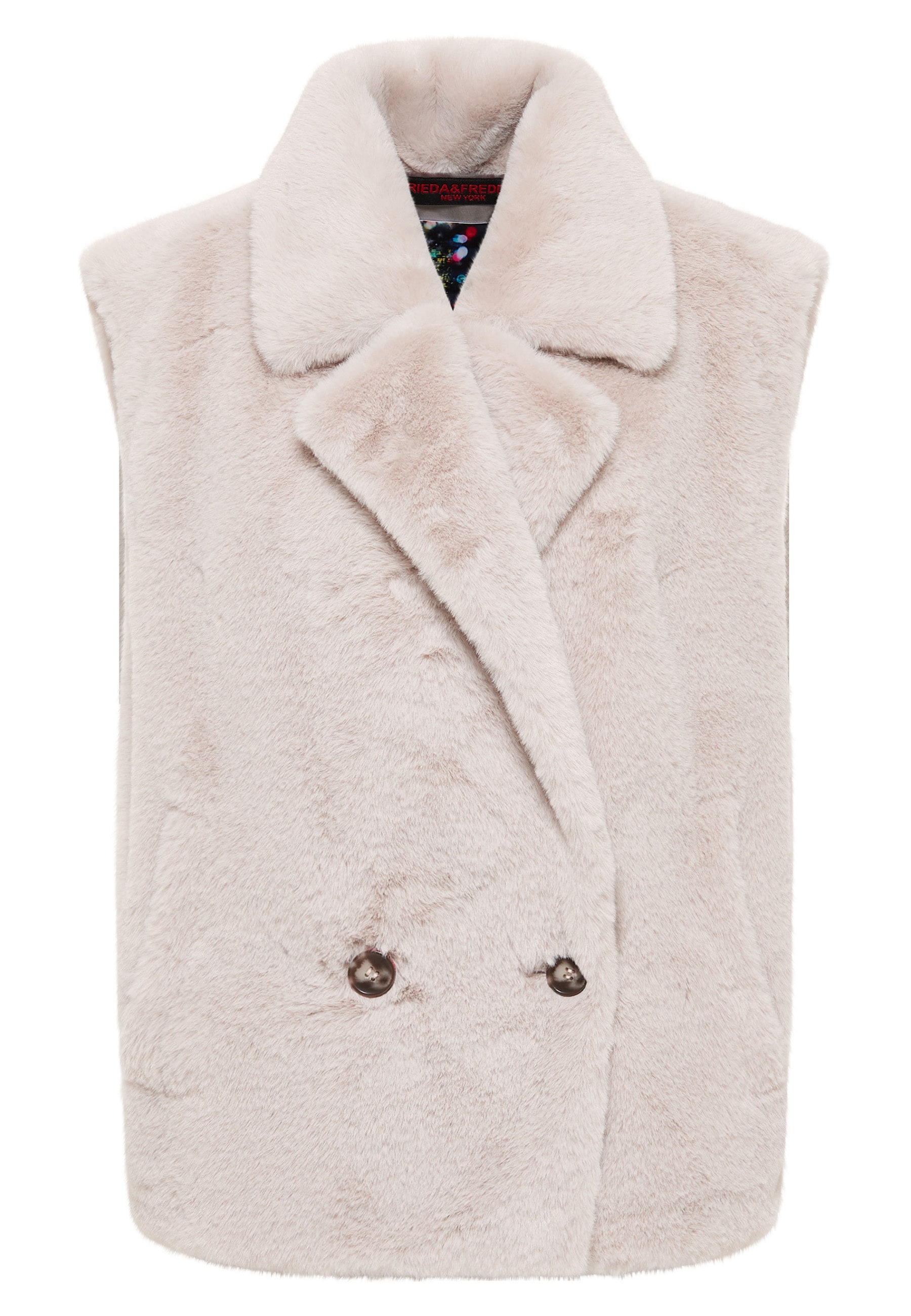 Frieda & Freddies Fellimitatweste »Fake Fur Vest / Leo«