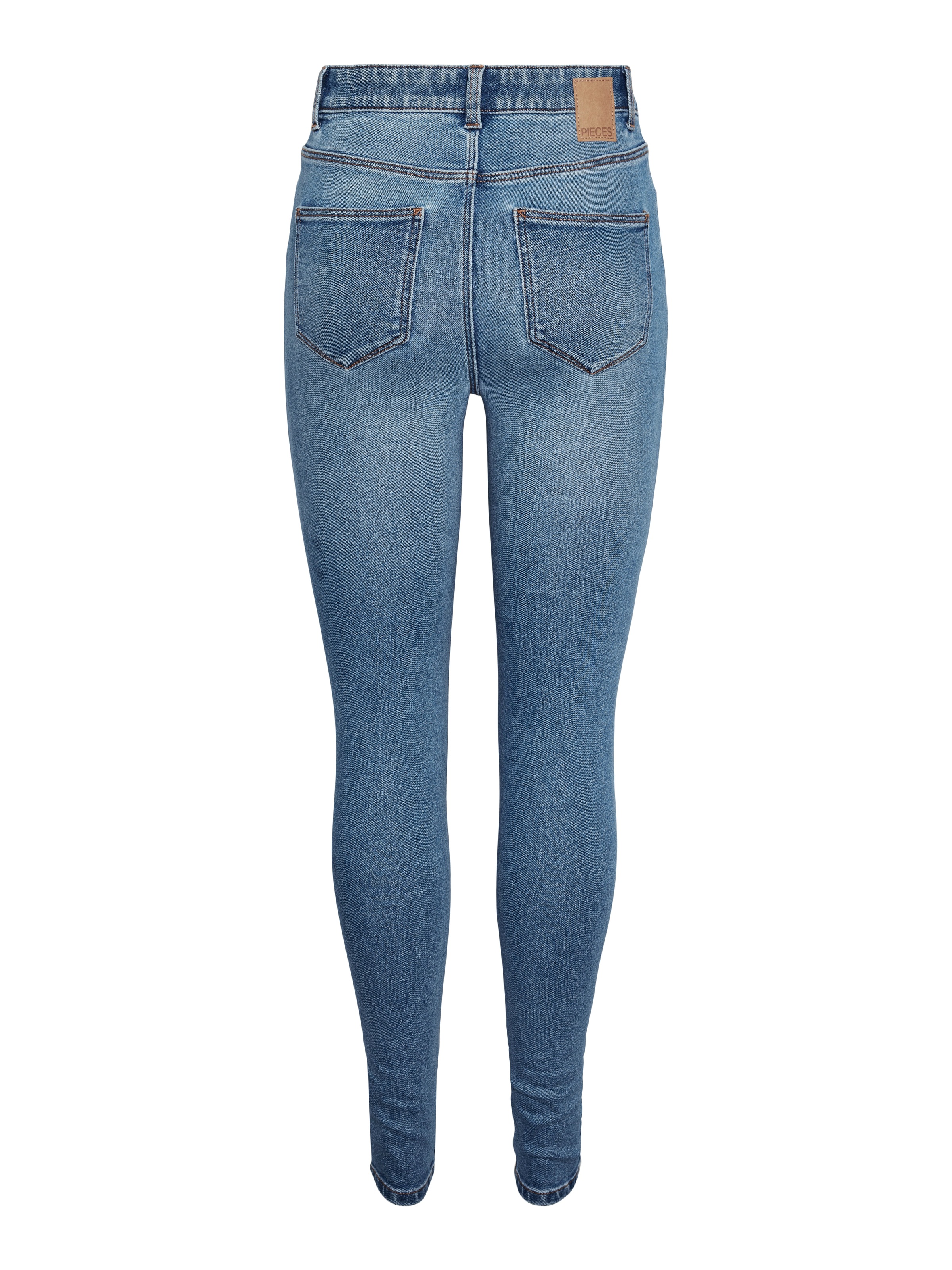 pieces Skinny-fit-Jeans »PCDANA HW DEST SKINNY JNS MB402 NOOS BC«, mit Destroyed Effekt