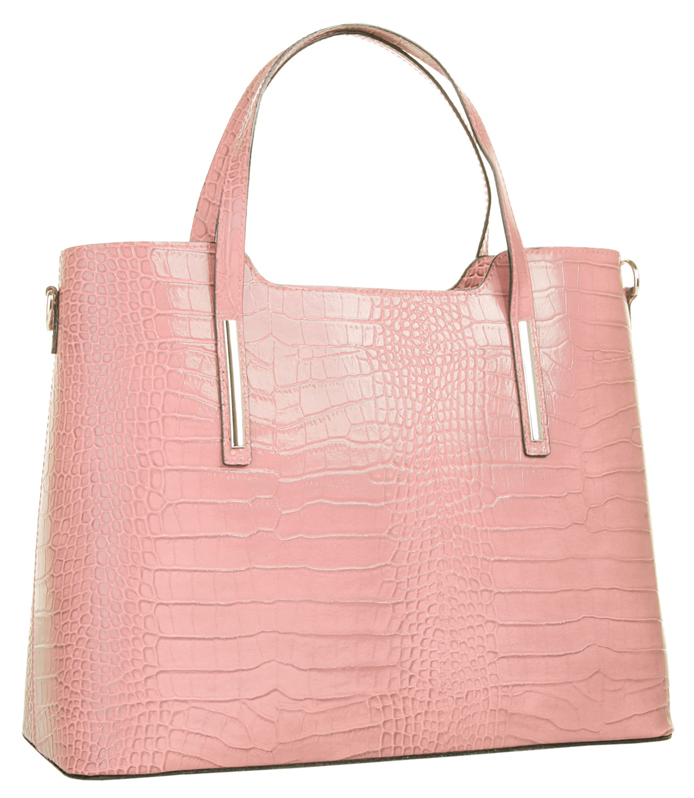 Thumbnail - Cluty Henkeltasche echt Leder, Made in Italy