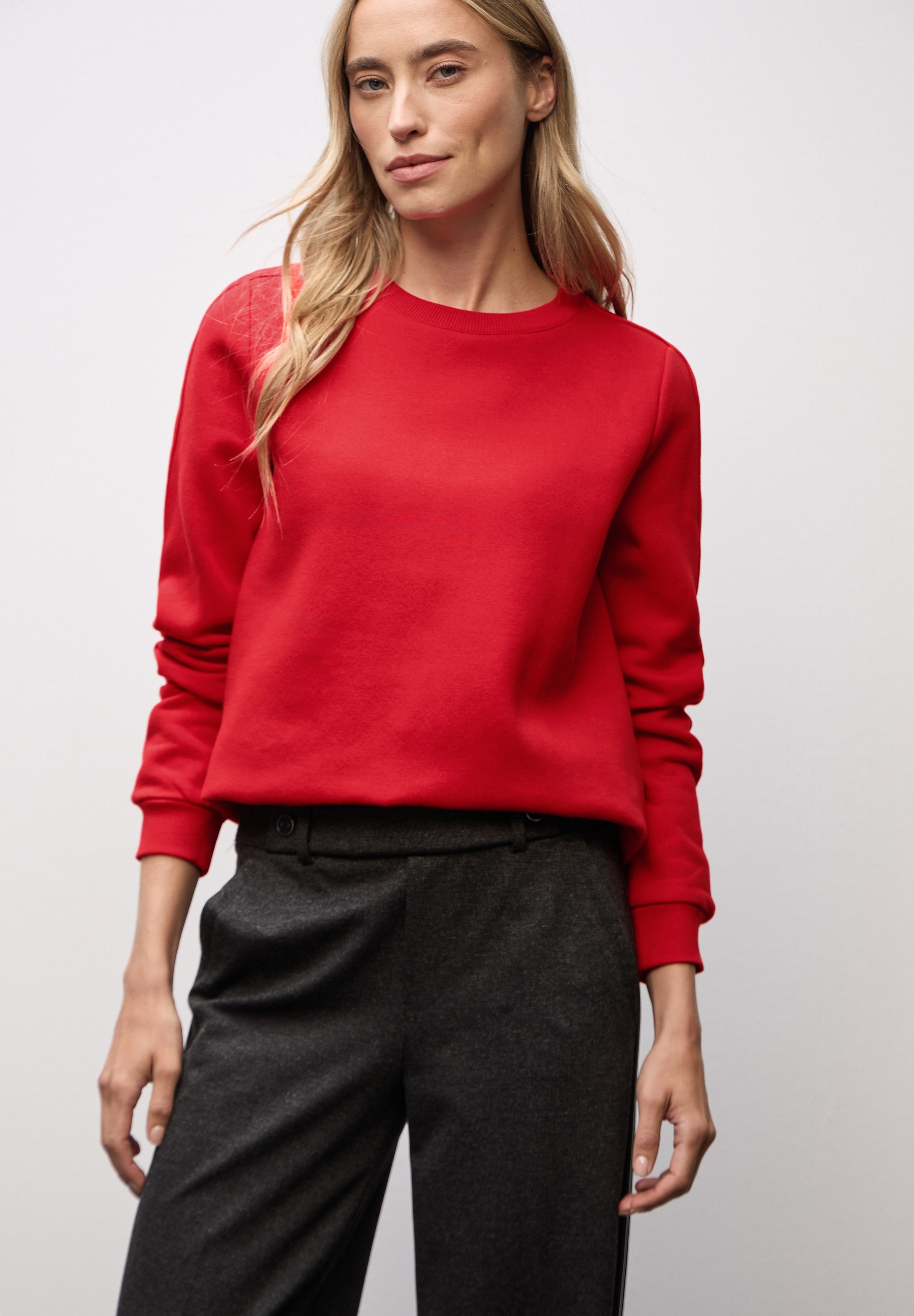 STREET ONE Sweatshirt , mit Tunnelzug am Saum
