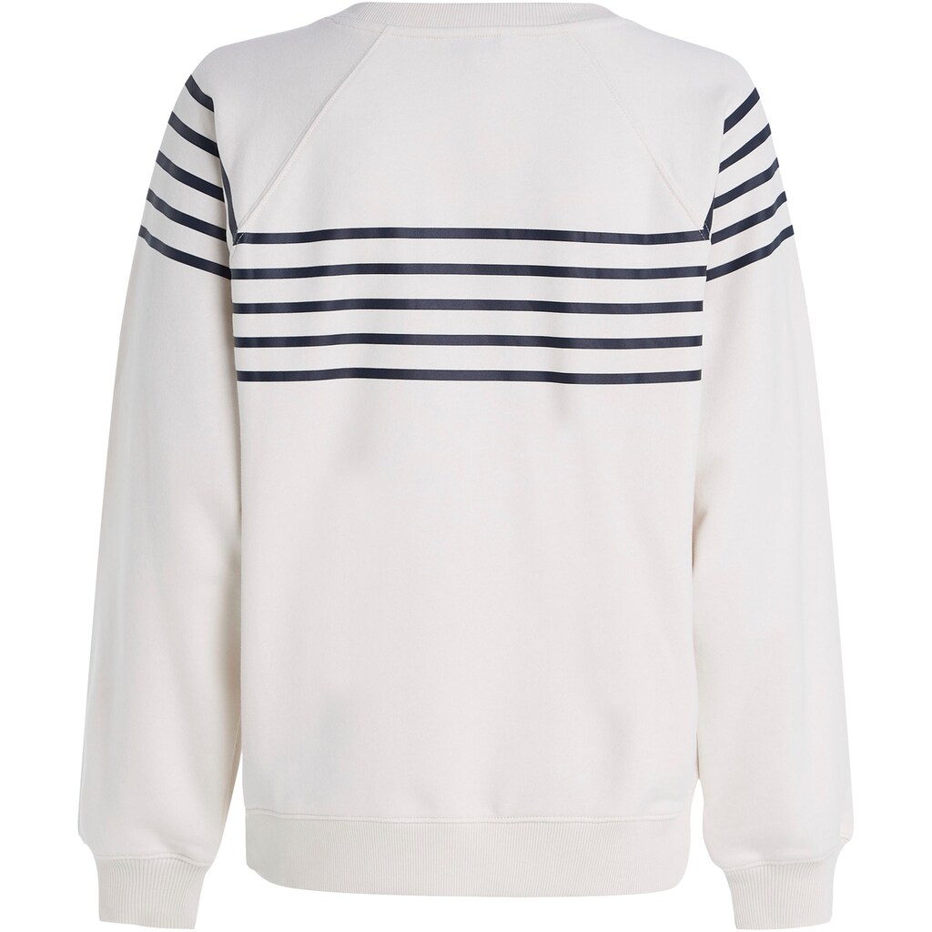 Tommy Hilfiger Sweatshirt »RLX RAG STRIPE EMB C-NK SWTSHRT«