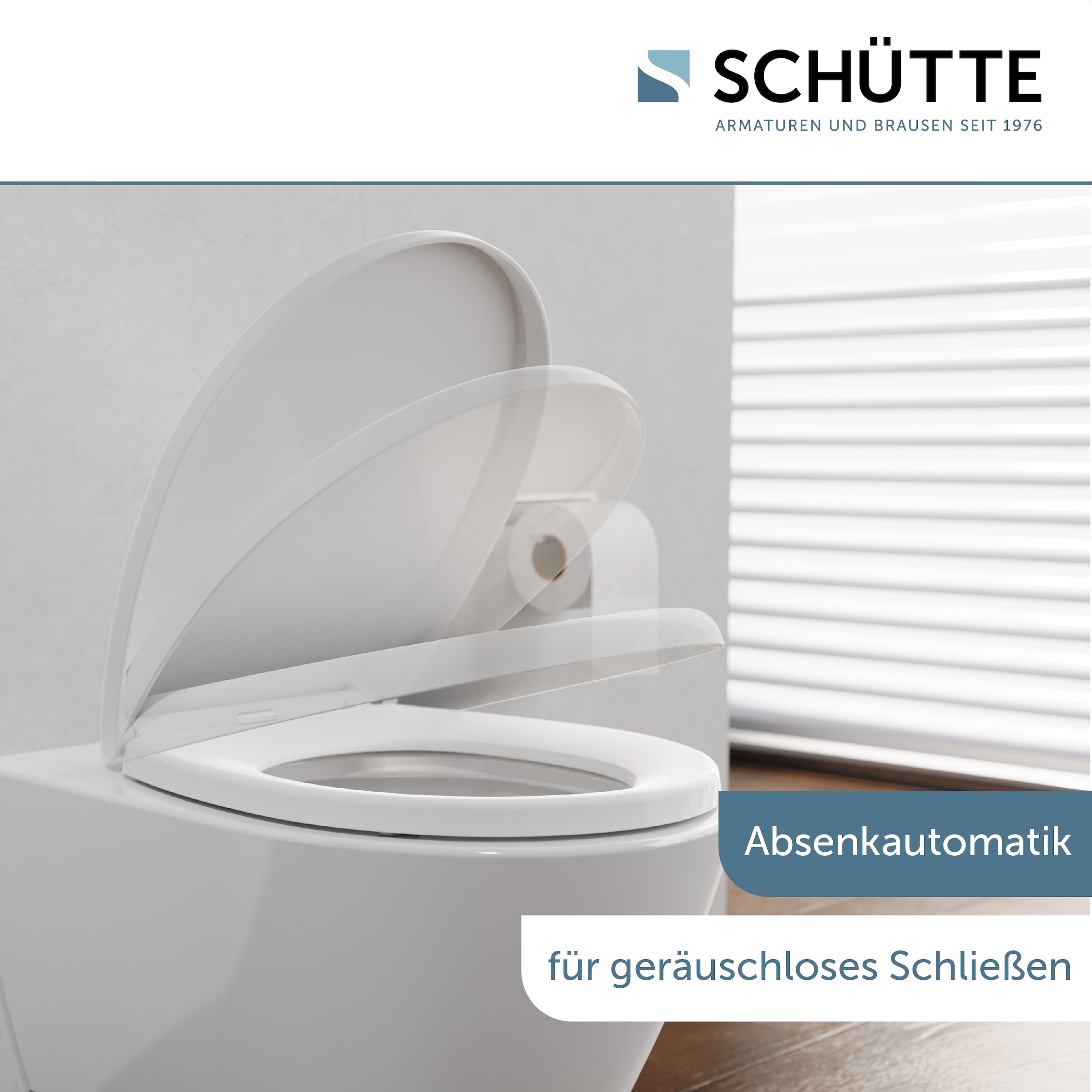 Schütte WC-Sitz »WHITE PREMIUM« Thermoplast, Absenkautomatik, Schnellverschluss, belastbar bis 300 kg