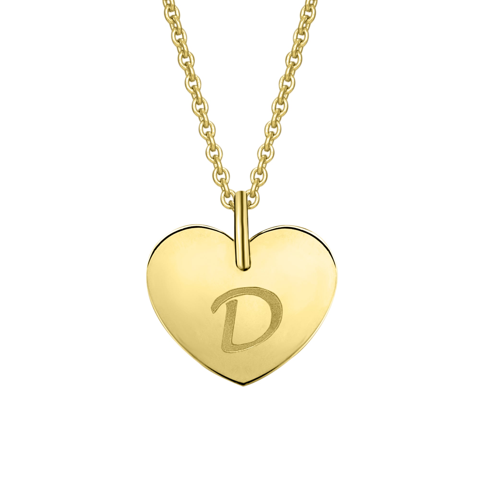 Kettenanhänger ONE ELEMENT "Herz Herz", gold, Schmuckanhänger, Damen, D, Gelbgold 333 Gold, Gelbgold 333, Gold, Kettenanhänger, Herz mit Bedeutung – eine feine Geschenkidee für viele Anlässe