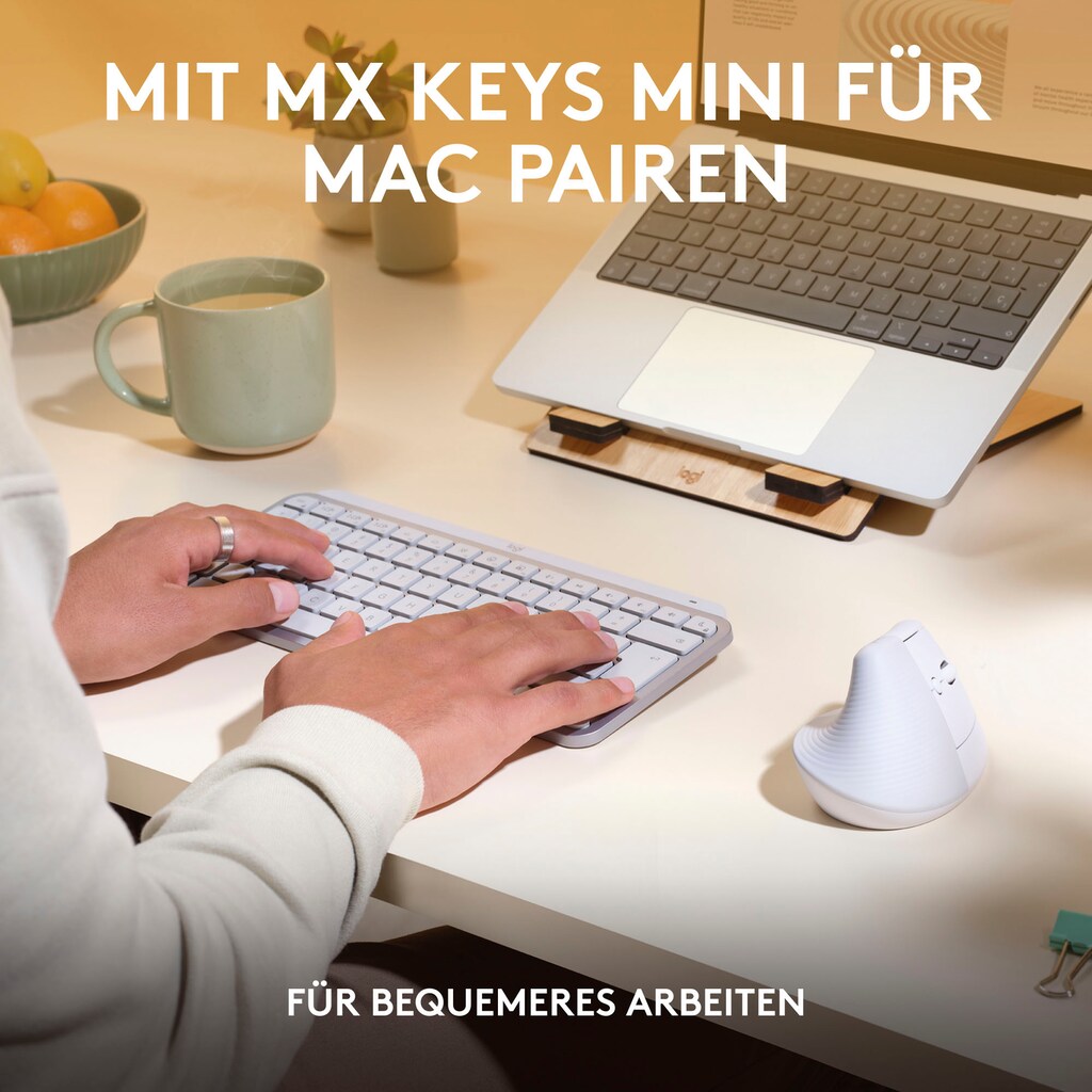 Logitech ergonomische Maus »Lift for Mac Vertical«, Bluetooth