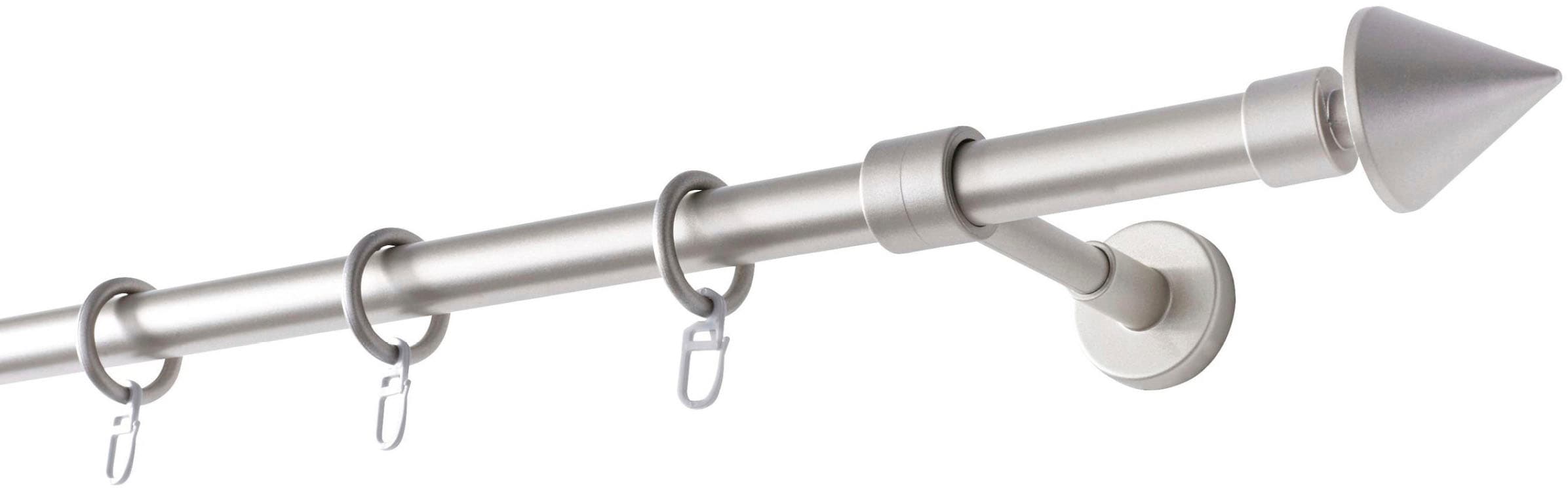 GARESA Gardinenstange "BASE" Ø 20 mm 1 läufig-läufig Wunschmaßlänge Vorhang günstig online kaufen