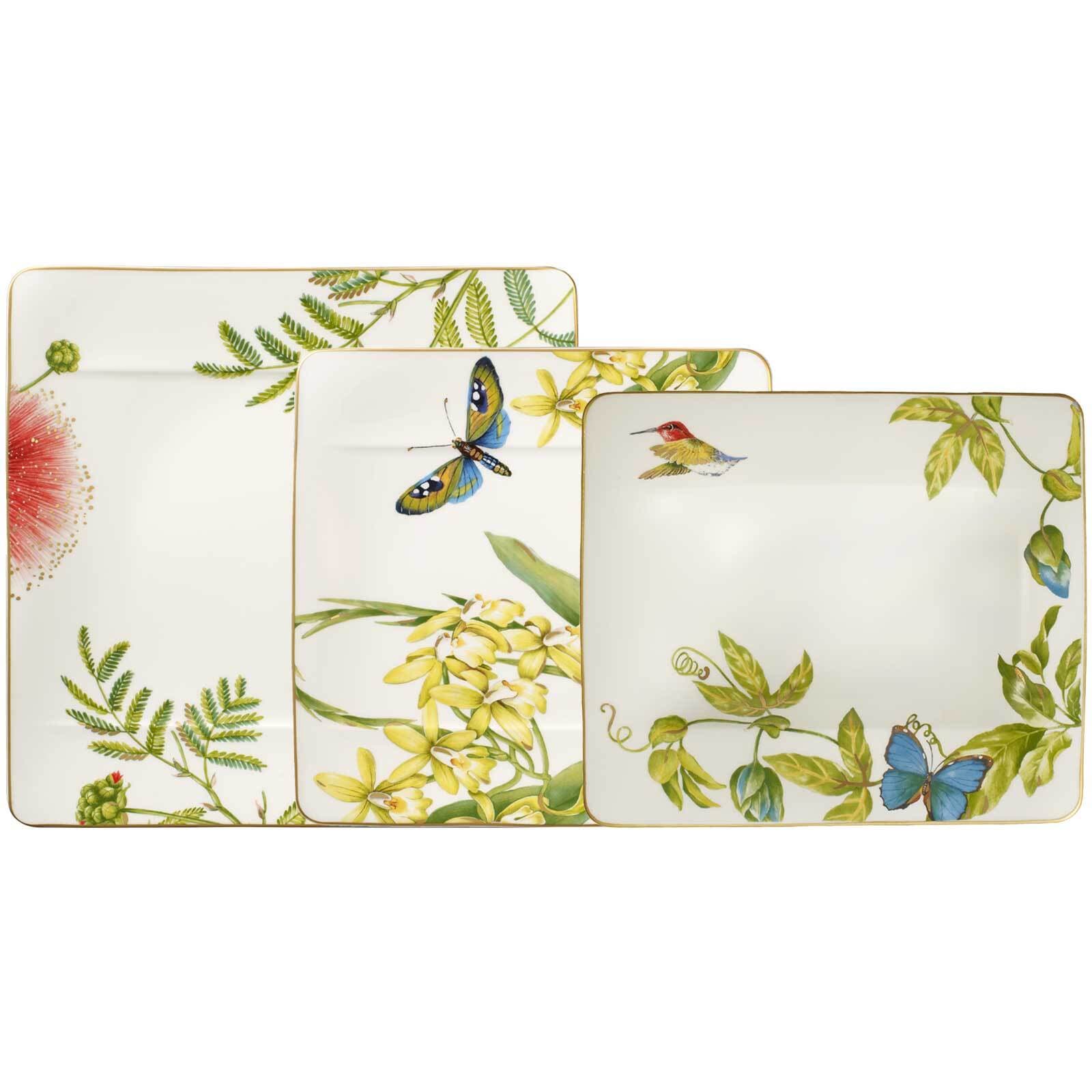 Villeroy & Boch Geschirr-Set "Tafelservice Amazonia 18er Set bunt" Handwäsche wird empfohlen