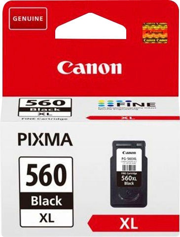 Canon Tintenpatrone »PG-560XL«, (1 St.), original Druckerpatrone 560 schwarz XL