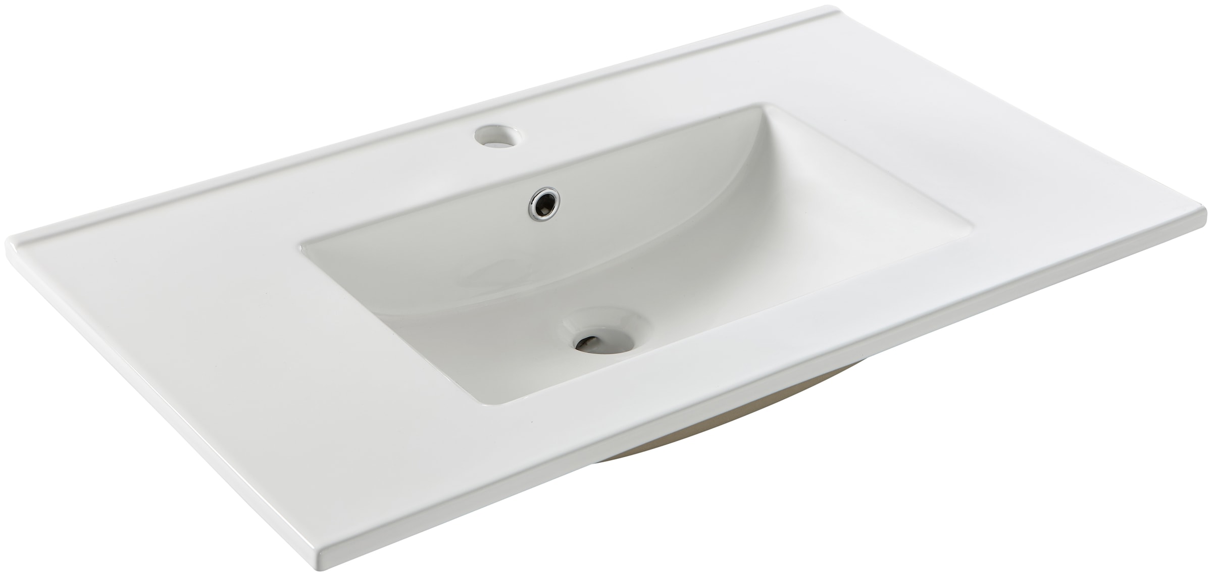 welltime Einbauwaschbecken "Trento", Mit Nano Glasur in 61,81,101cm erhältl günstig online kaufen