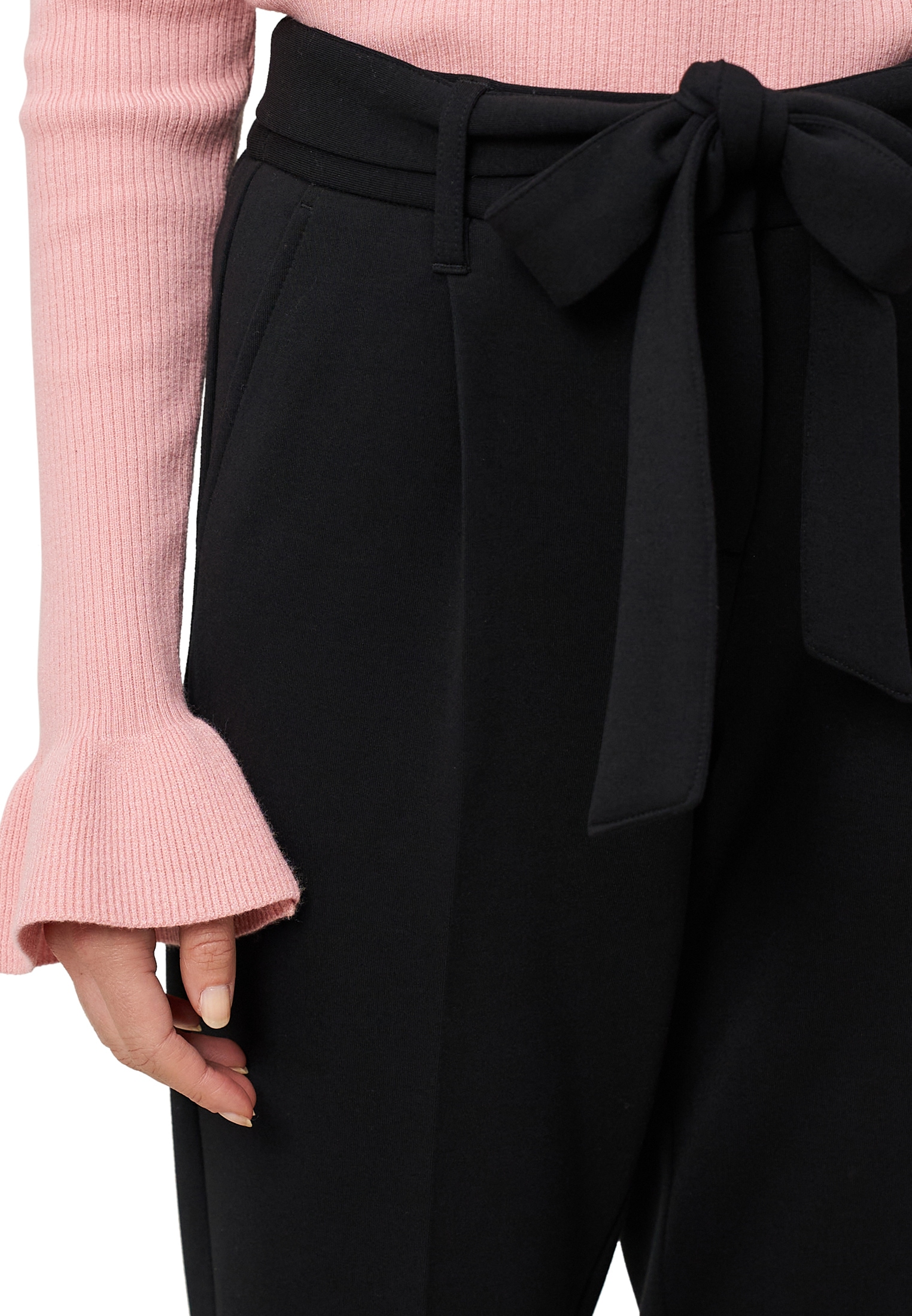 Zero Stoffhose »Damen mit Bindegürtel 28 Inch«