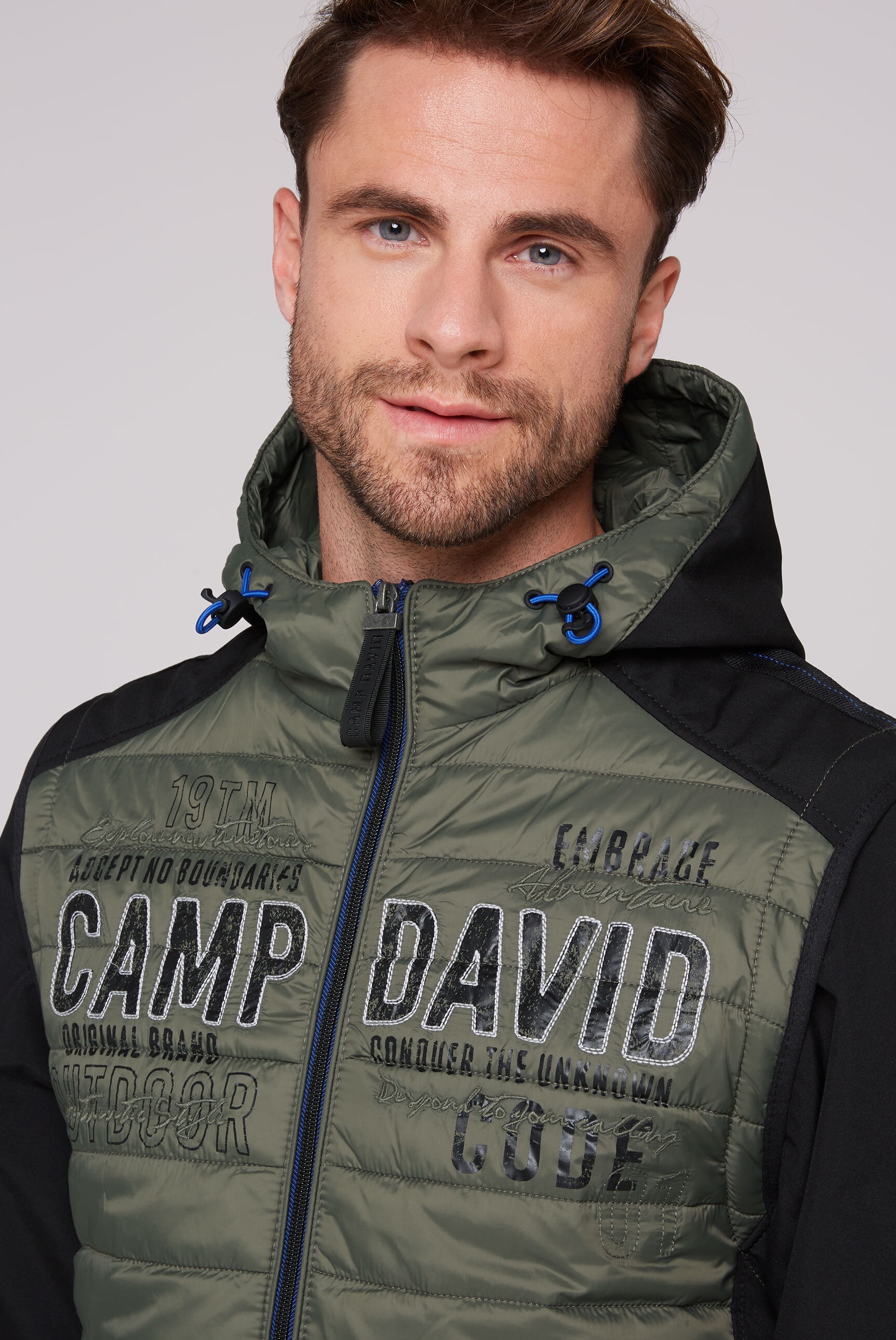 CAMP DAVID Outdoorjacke, mit Kapuze, mit Kapuze
