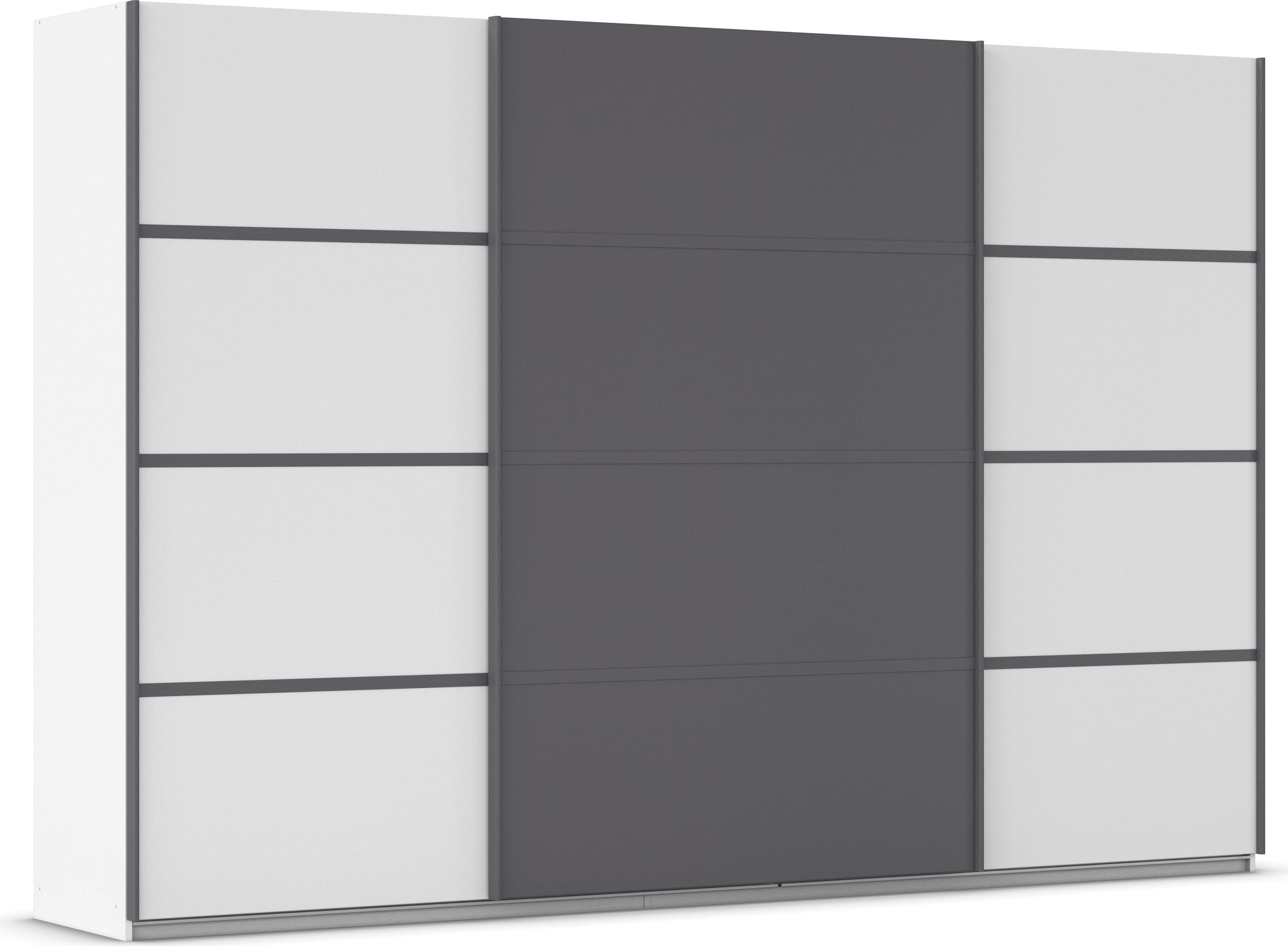 OTTO home Kleiderschrank "Mehrzweckschrank Aktenschrank Möbel Mietswohnung Schlafzimmer AVOLA" 3 verschiedene Ausstattungen BASIC/CLASSIC/PREMIUM (inkl. SOFT-CLOSE), mit eleganten Zierleisten in Chrom, Schwarz oder Weiß MADE IN GERMANY