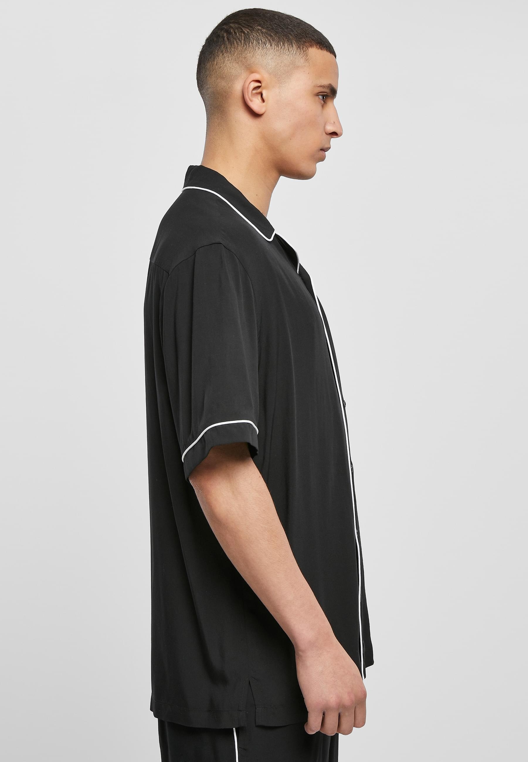 URBAN CLASSICS Karohemd »Urban Classics Herren Bowling Shirt«, (1 tlg.)