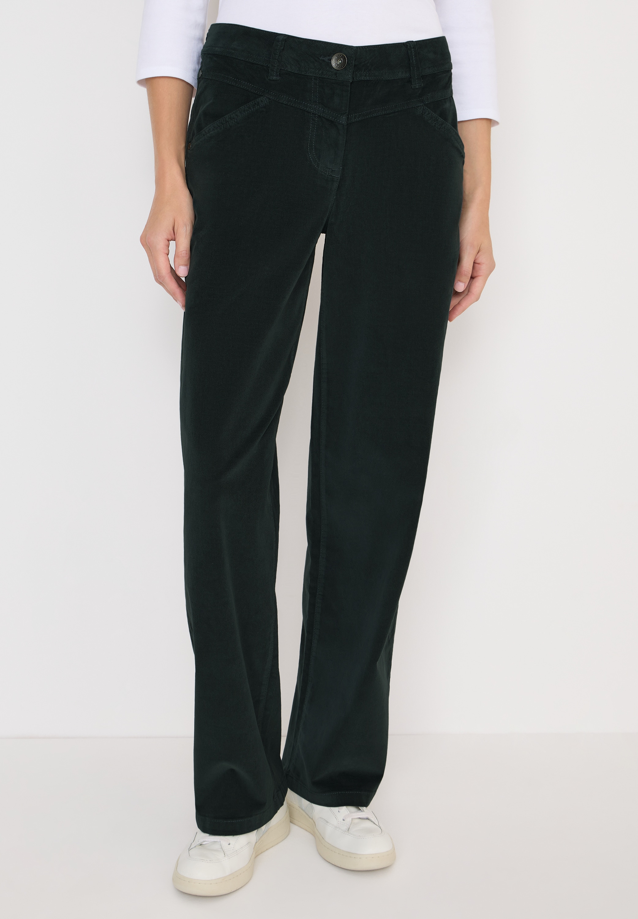 Cecil Cordhose, High Waist günstig online kaufen